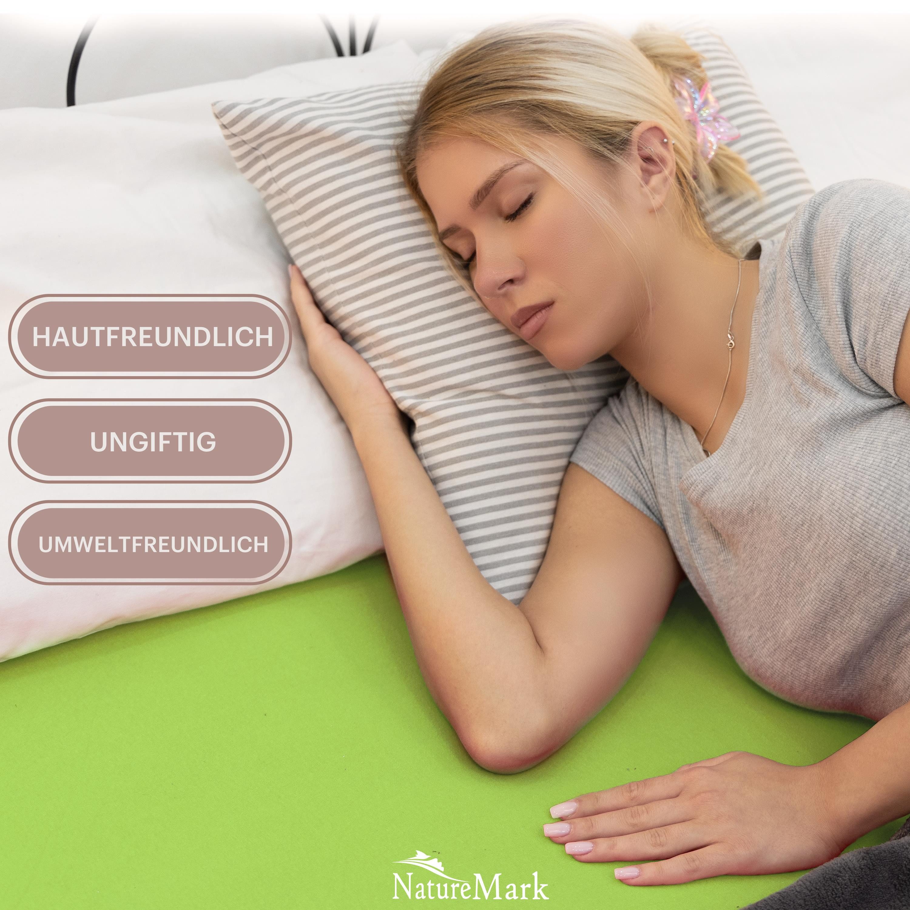 NatureMark Spannbettlaken Jersey Basic Spannbetttuch, 100% Baumwolle, Gummi günstig online kaufen