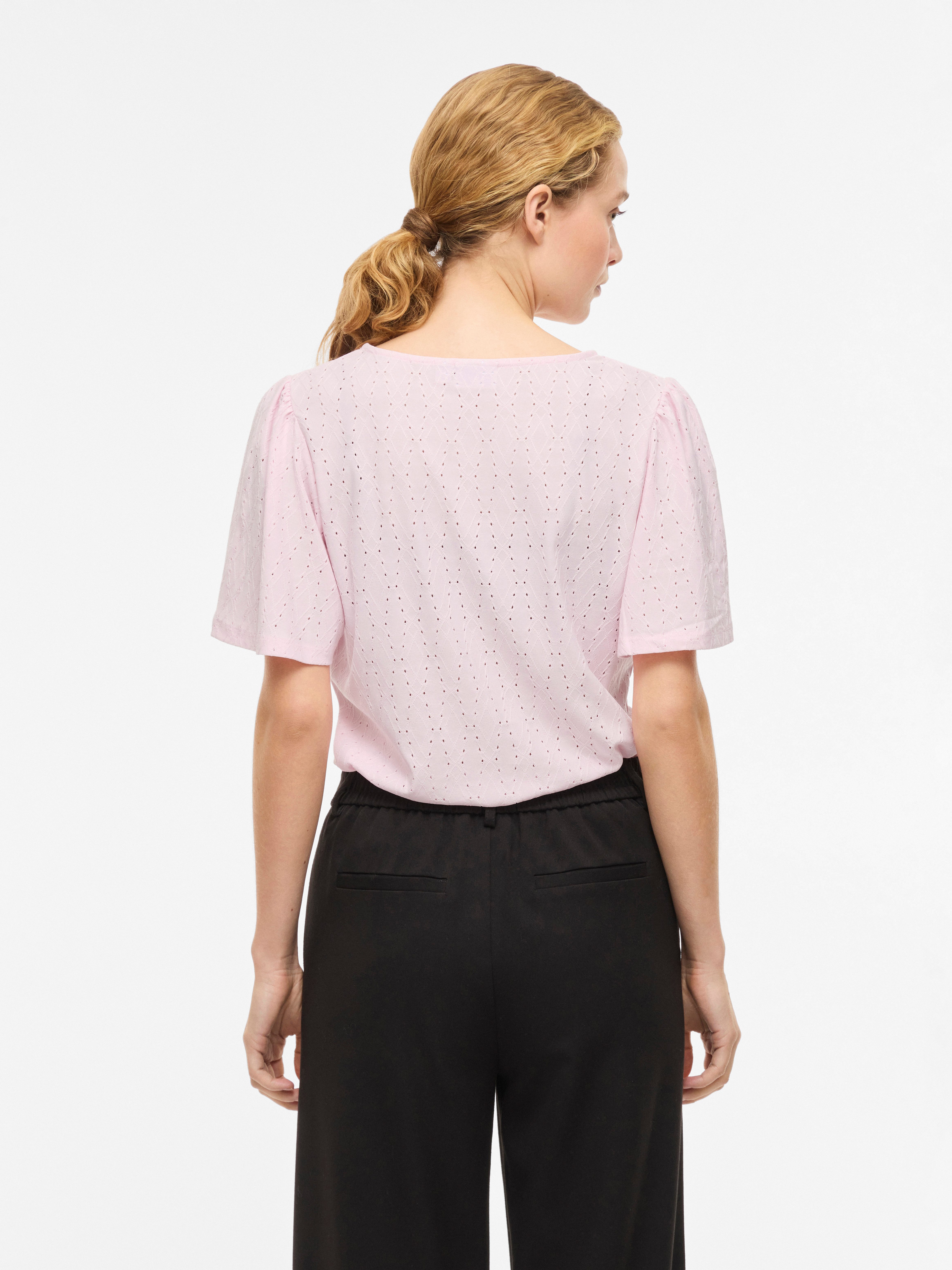 Vila Rundhalsshirt VIBELLI O-NECK S/S TOP - NOOS günstig online kaufen