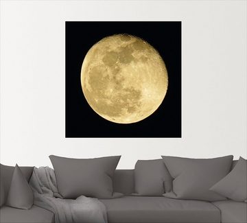 Artland Wandbild Mond, Weltraum (1 St), als Leinwandbild, Poster, Wandaufkleber in verschied. Größen