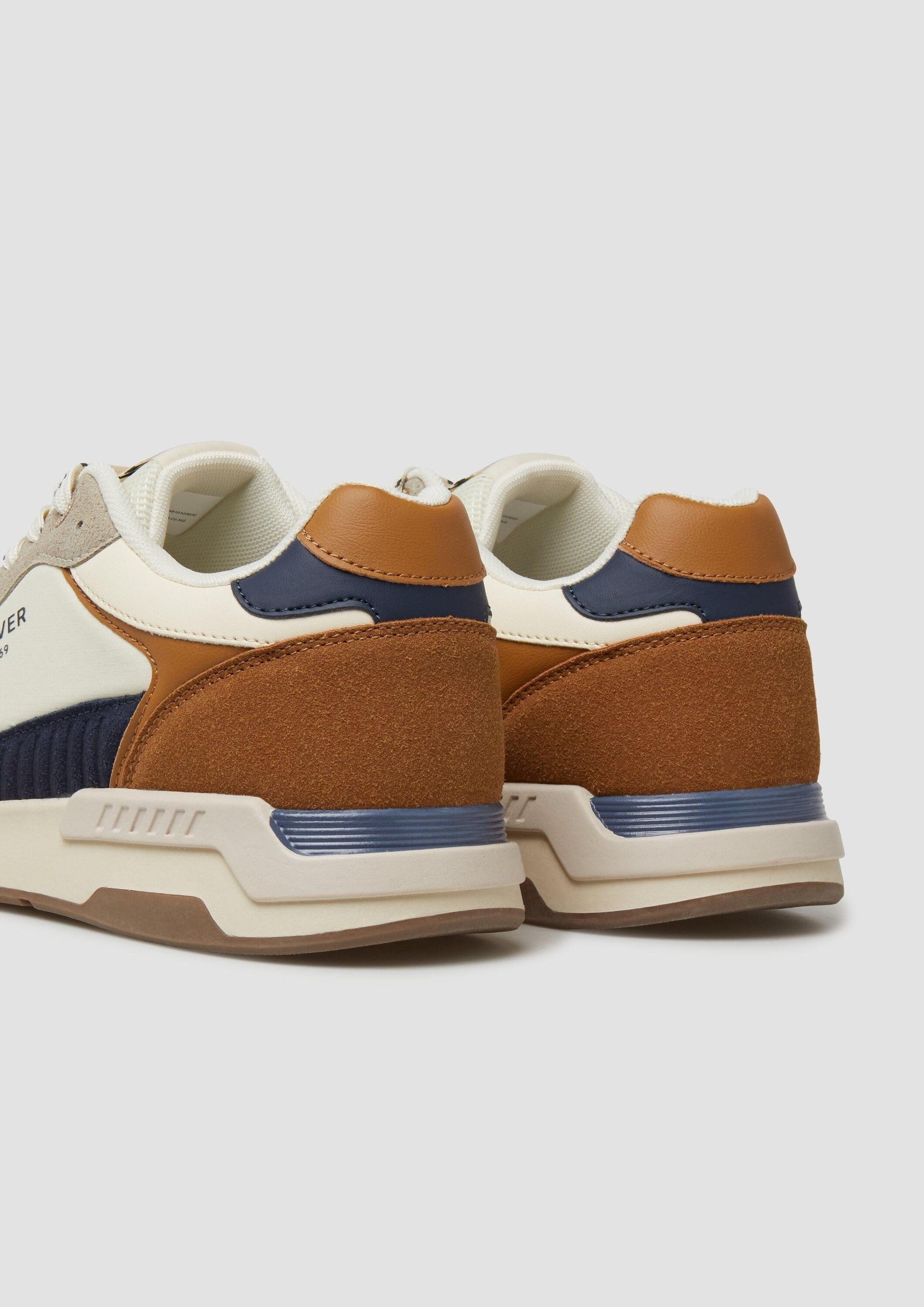 s.Oliver Sneakers Sneaker Multicolor-Sneaker in Leder-Optik