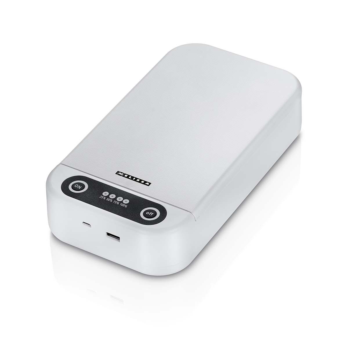 MELISSA UV-Sterilisator 16800032, 1-tlg., UV-Licht-Technologie, schnelle 5-Minuten-Sterilisation, USB-Anschluss
