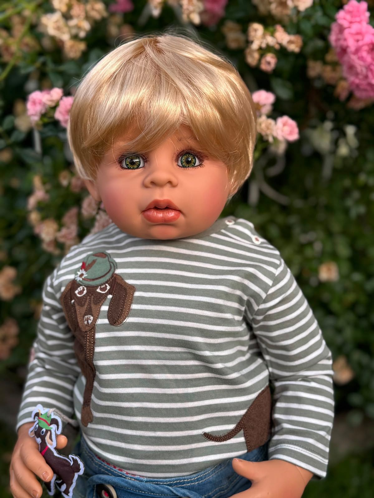 CMTPUPPENGALERIE Stehpuppe Niklas von Monika Levenig - 79 cm - blond (1-tlg)