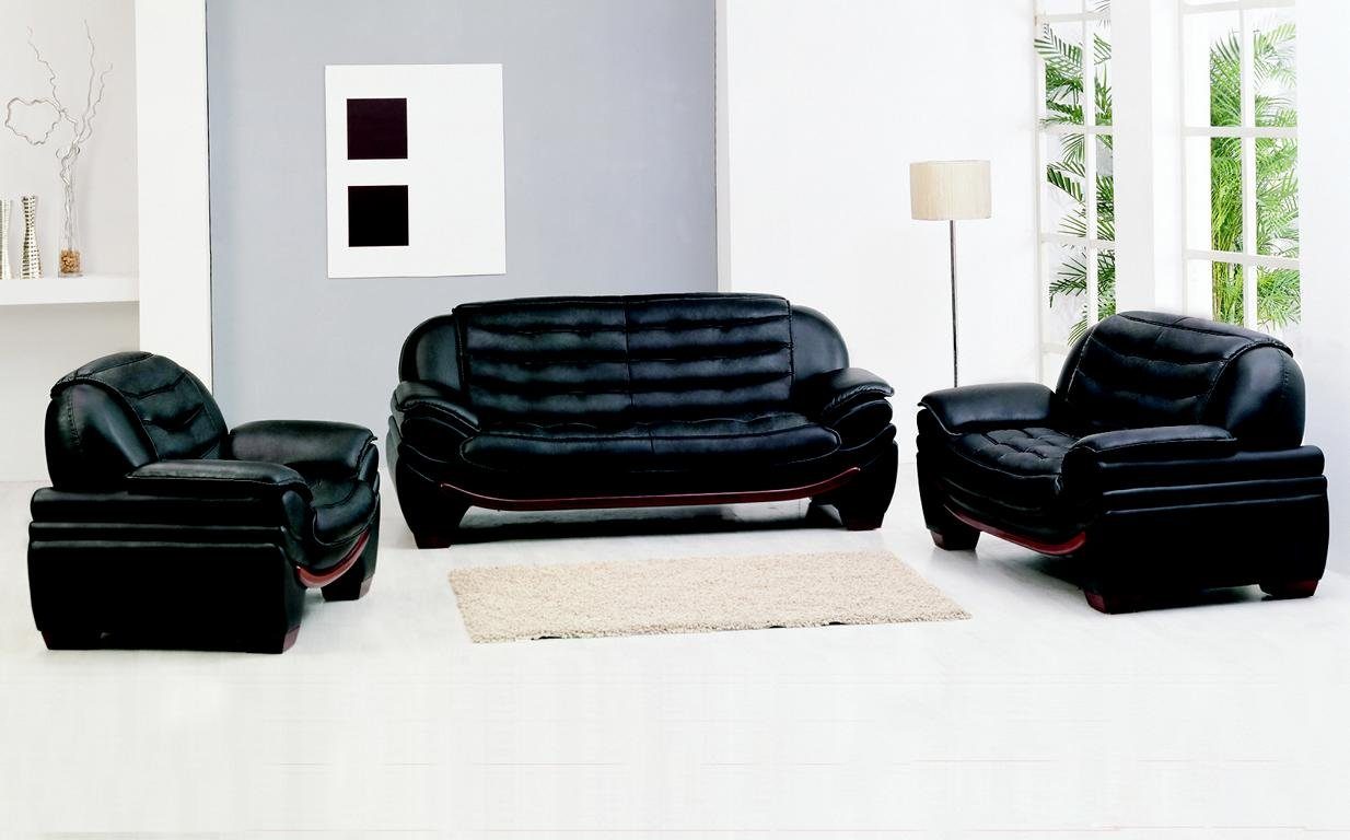 Ledersofa Europe Made Garnitur Sitzer Sofa Couch, Klassische Set in JVmoebel Sofa 3+2
