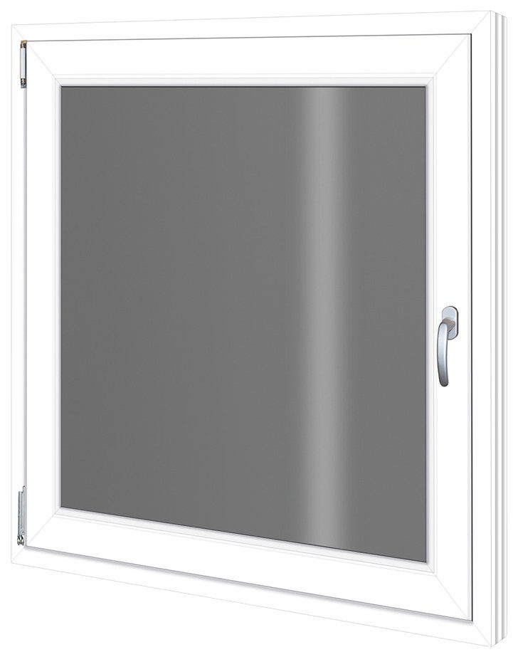 RORO Türen & Fenster Kunststofffenster, BxH: Griff ohne 100x100 cm
