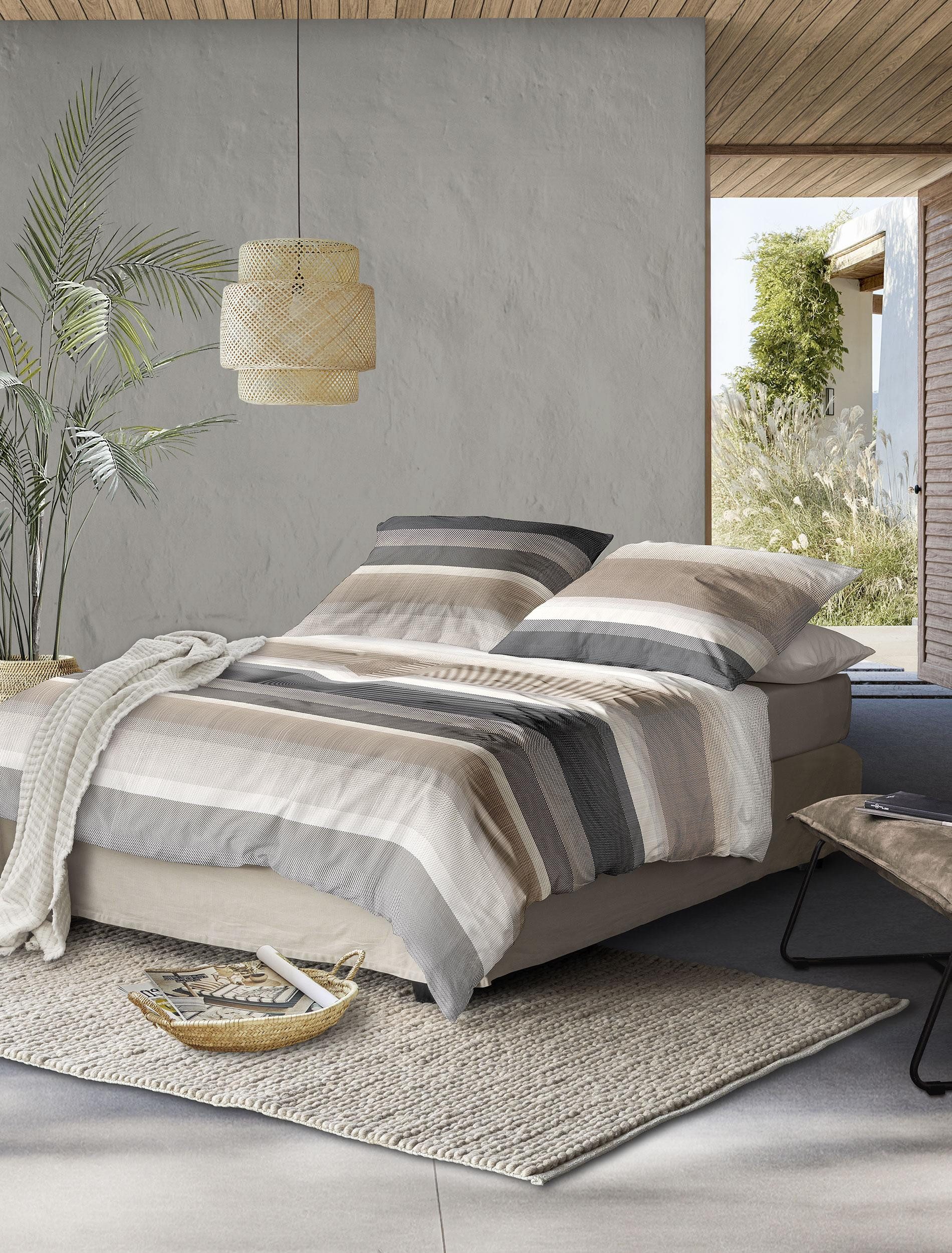 Irisette Bettwäsche Wave 8595, Mako-Satin, 2 günstig online kaufen