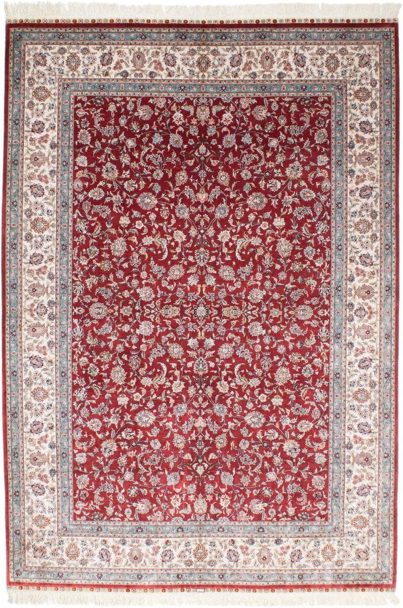 Seidenteppich Hereke Seide 169x245 Handgeknüpfter Orientteppich, Nain Trading, rechteckig, Höhe: 5 mm