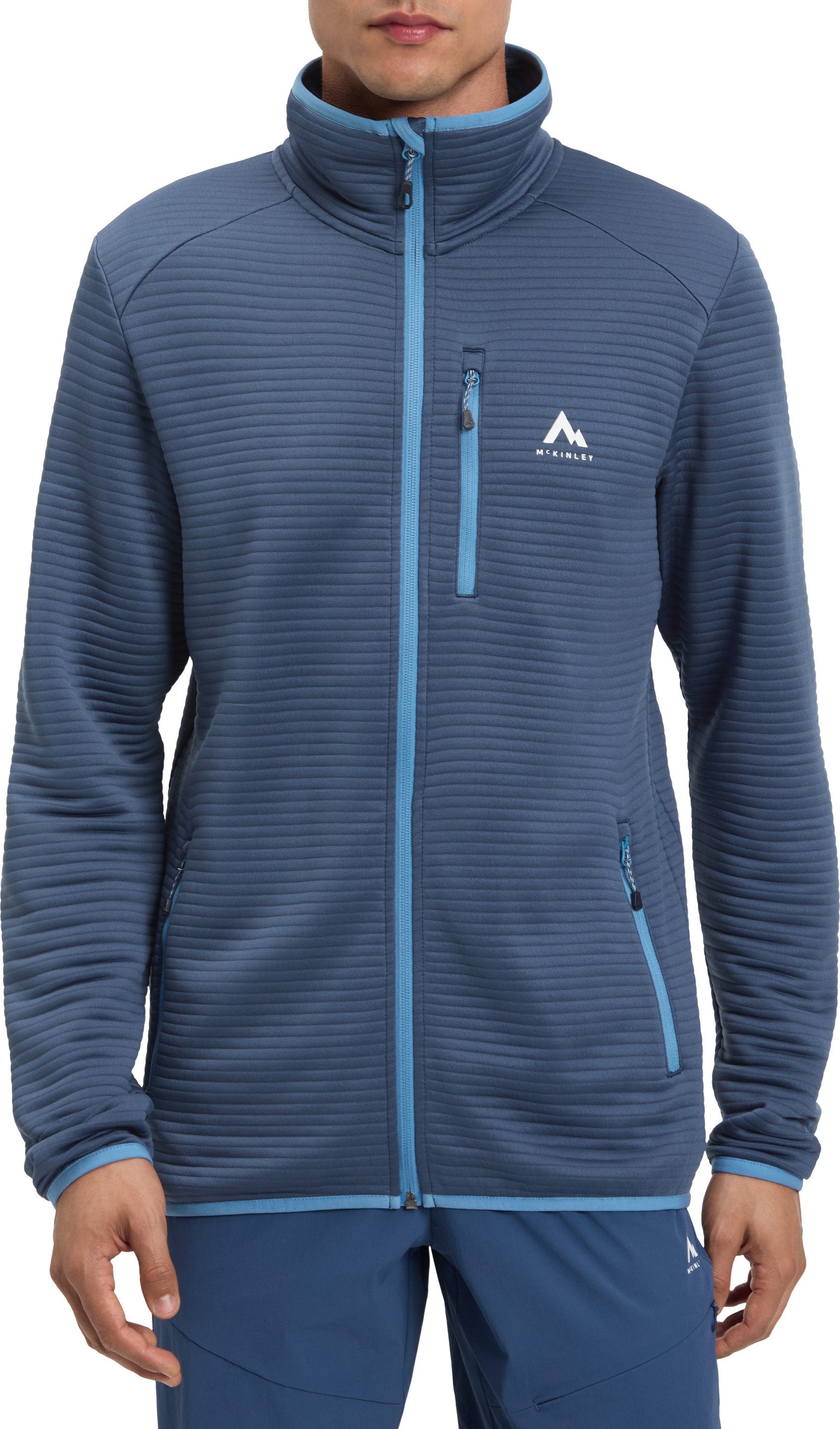 mckinley Fleecejacke HE.-UNTERJACKE AAMI M mit 3D-Struktur, schnelltrocknendes Material, atmungsaktiv