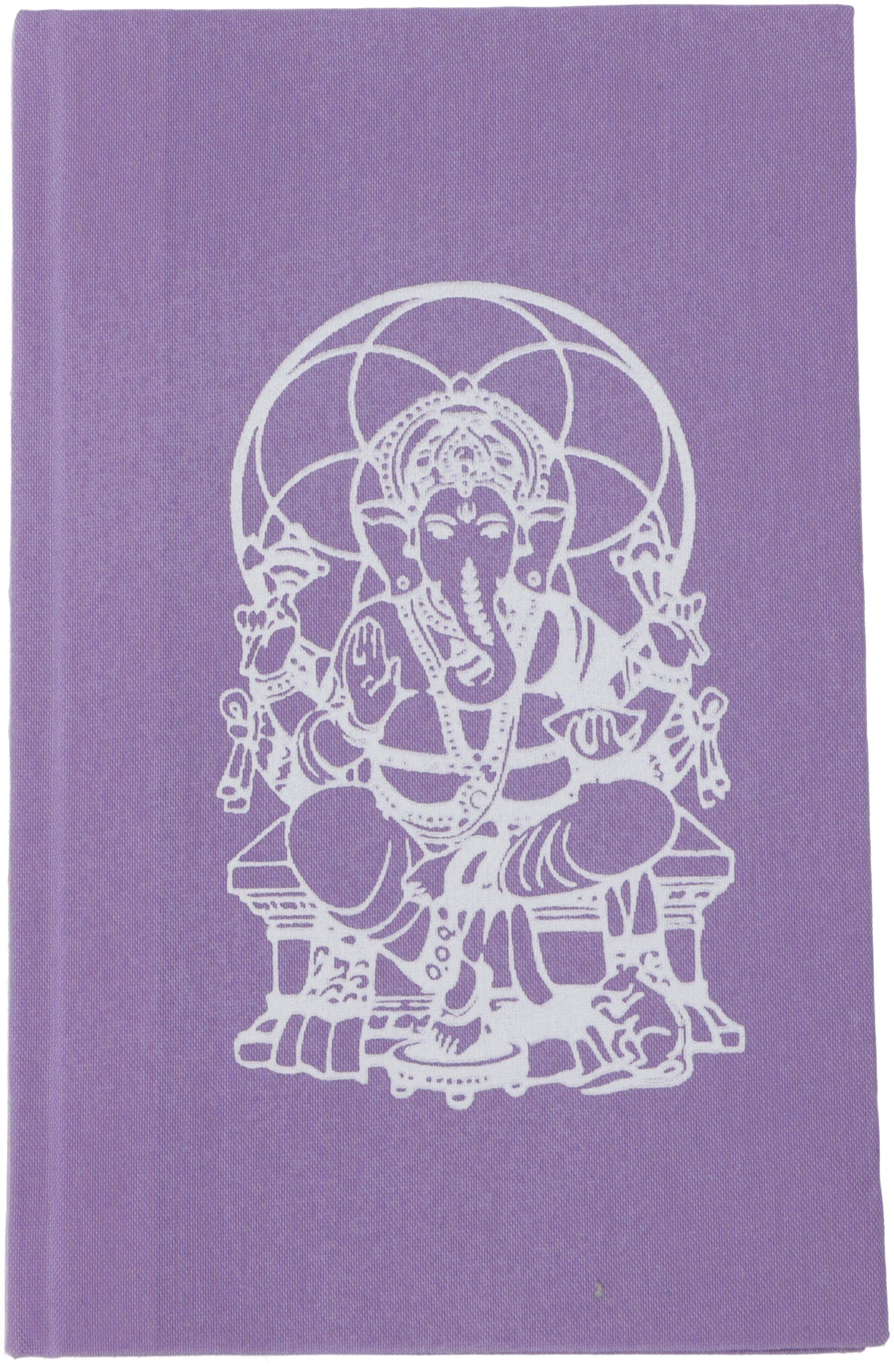 - violett Guru-Shop Tagebuch Notizbuch, Ganesh Tagebuch