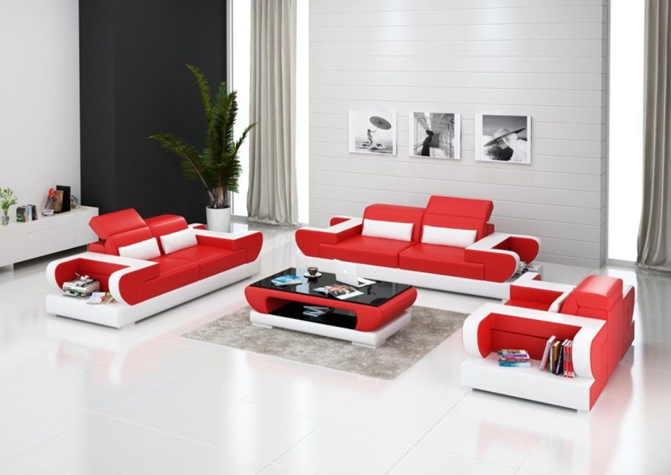 JVmoebel Sofa Wohnlandschaft Design in Sofas, Beige Garnitur 3+2+1 Europe luxus Sitzer Made