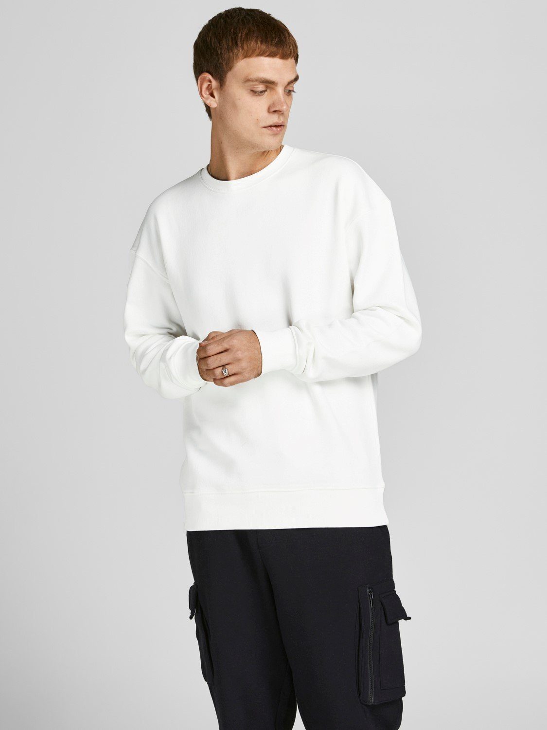 Jack & Jones Sweatshirt Basic Langarm Rundhals JJESTAR JJESTAR BASIC SWEAT günstig online kaufen