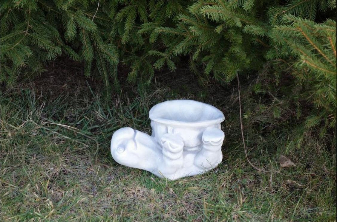 Xlmoebel Pflanzkübel Eleganter Blumenkorb mit Verzierungen für Garten und Terrasse (Skulptur), Hergestellt in Europa