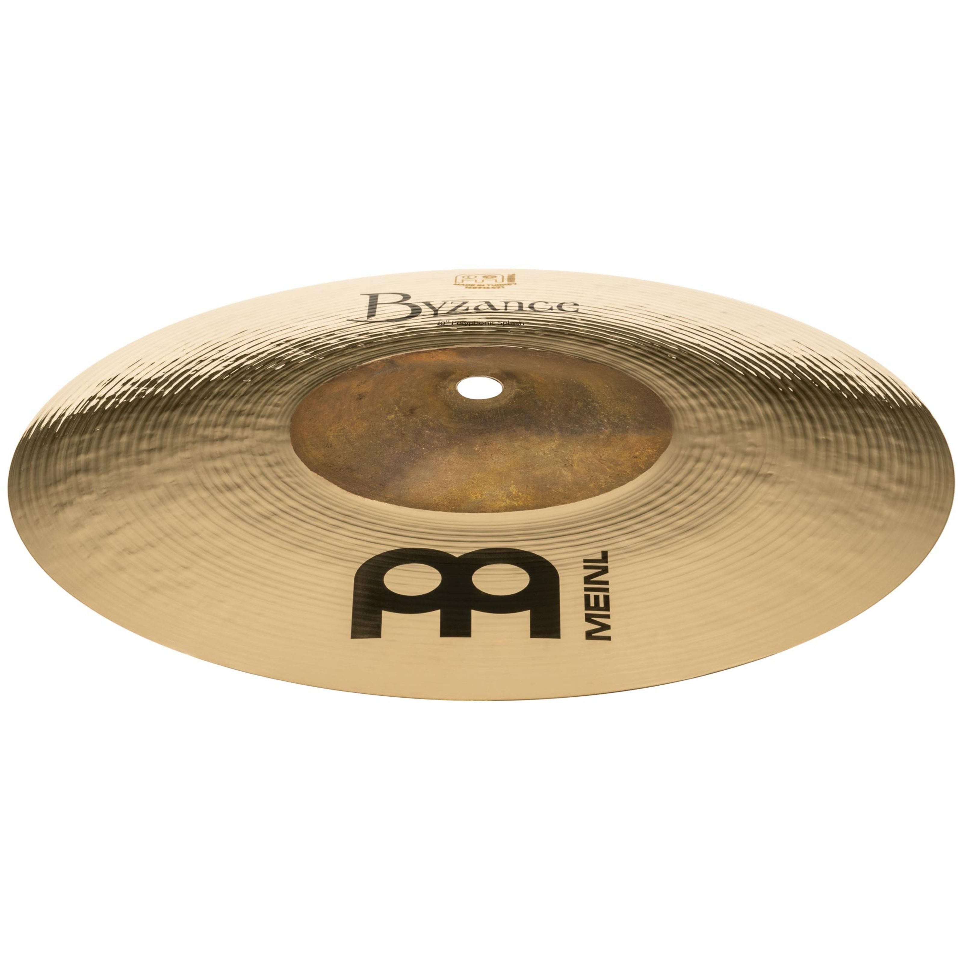 Meinl Percussion Becken, Cymbals, Crash Becken, B10POS-B Byzance Polyphonic Splash 10" Brilliant - Crash Becken