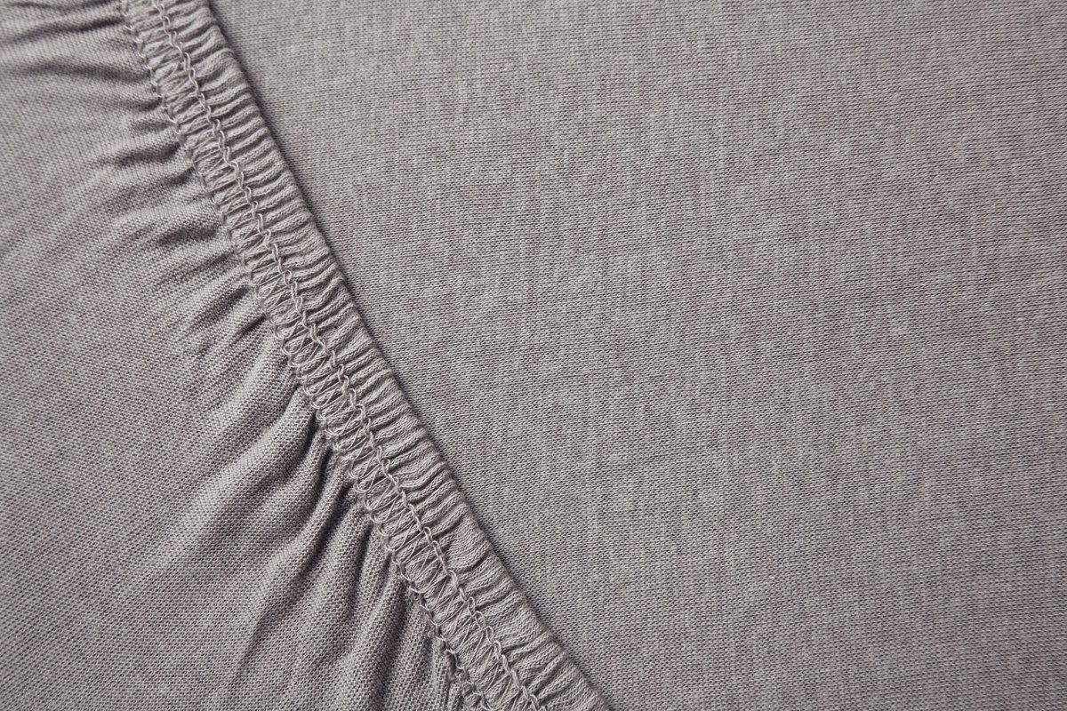 Hometex Premium Textiles Spannbettlaken für Topper bis 10cm Steghöhe, Jersey, Gummizug: Rundumgummizug, ideal für Boxspringbett Topper, 100% reine Baumwolle – Bild 4 von 5