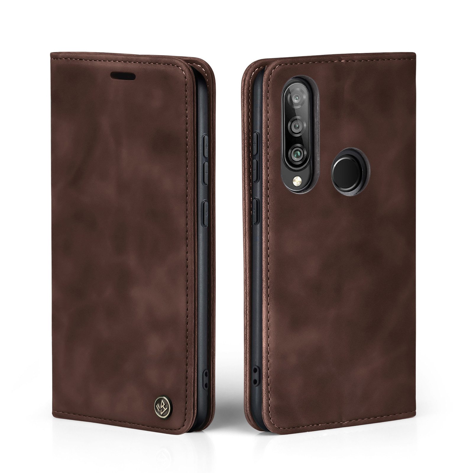 Tec-Expert Handyhülle Tasche Hülle für Huawei P30 Lite 6.15 Zoll, 6.15, Cover Klapphülle Case mit Kartenfach Fliphülle aufstellbar
