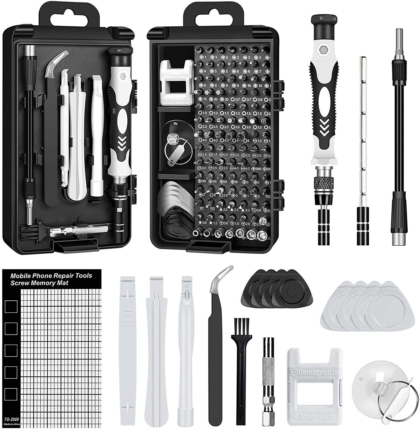 zggzerg Schraubendreher 120-piece screwdriver set, iphone ReparaturDemontagewerkzeug