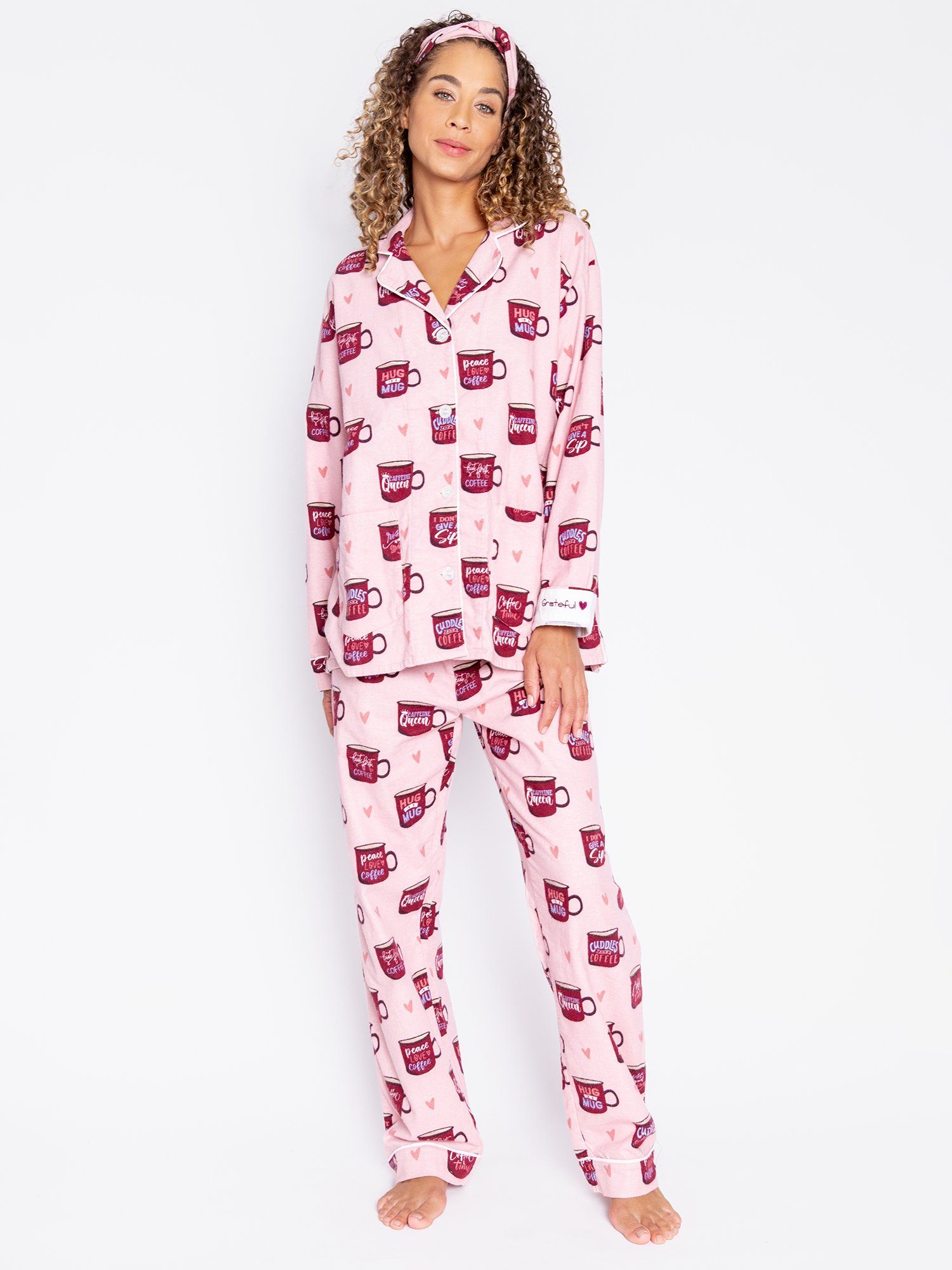 PJ Salvage Flannels Pyjama rosé