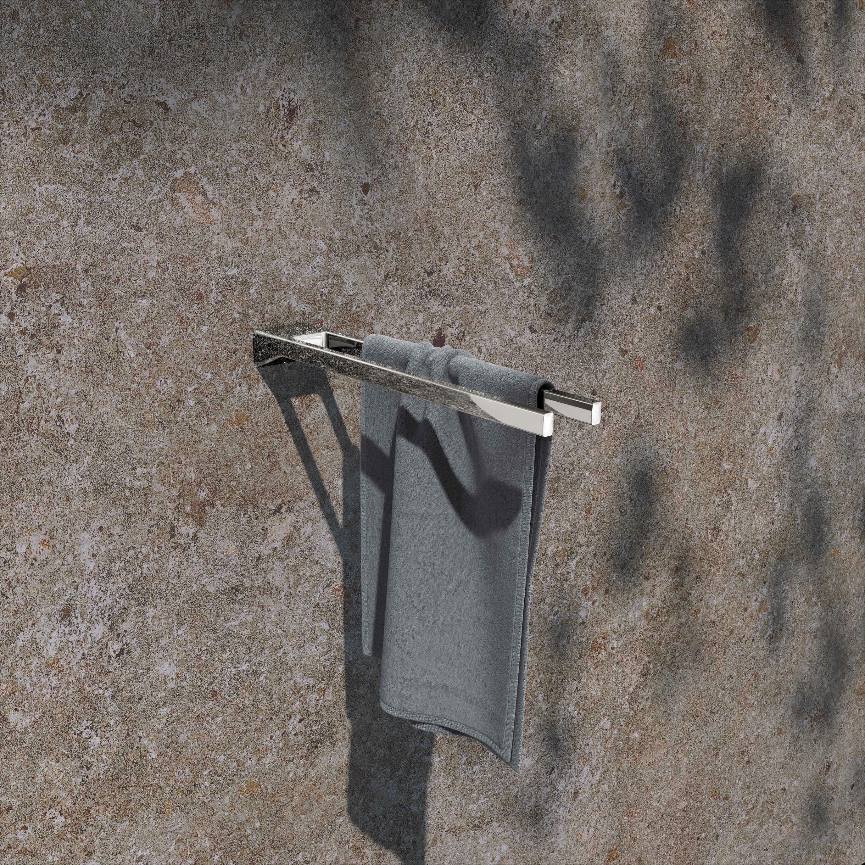 Keuco Seifenspender Rose aus Seifenspender und Handtuchhalter, (Set), zweiarmig, Metall verchromt, Made in Germany, zum Kleben/Schrauben – Bild 2 von 5