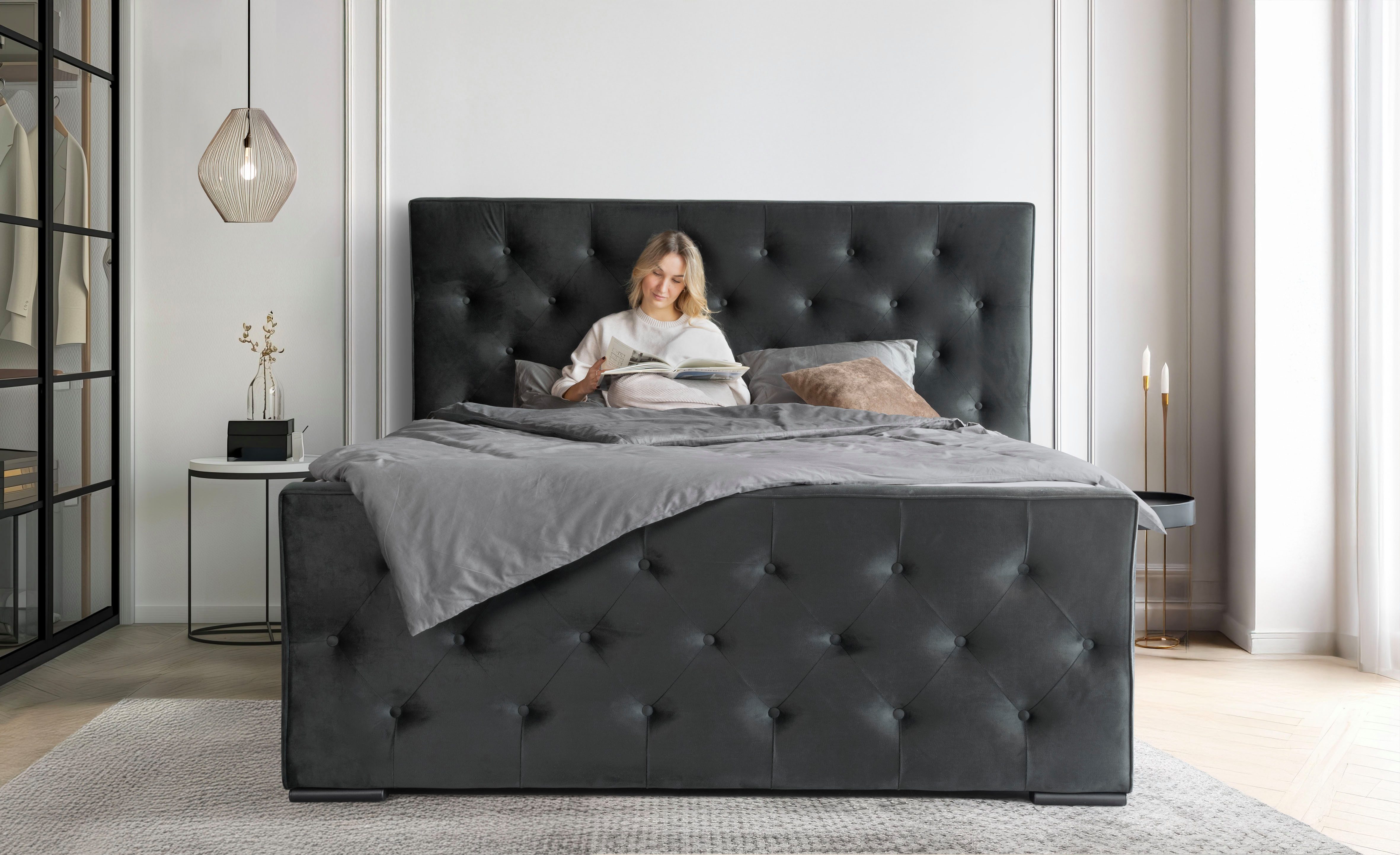 COLLECTION AB Boxspringbett Florence inkl. Kingsize günstig online kaufen
