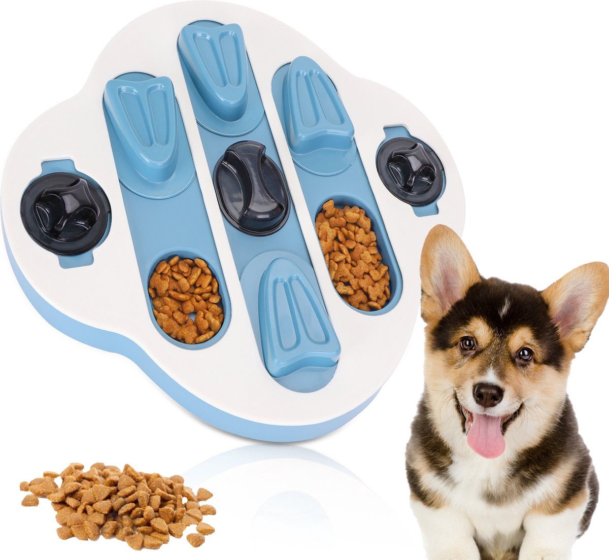 Tier-Intelligenzspielzeug nobleza Intelligenzspielzeug für Hunde Rutschfestes Puzzle Spielzeug
