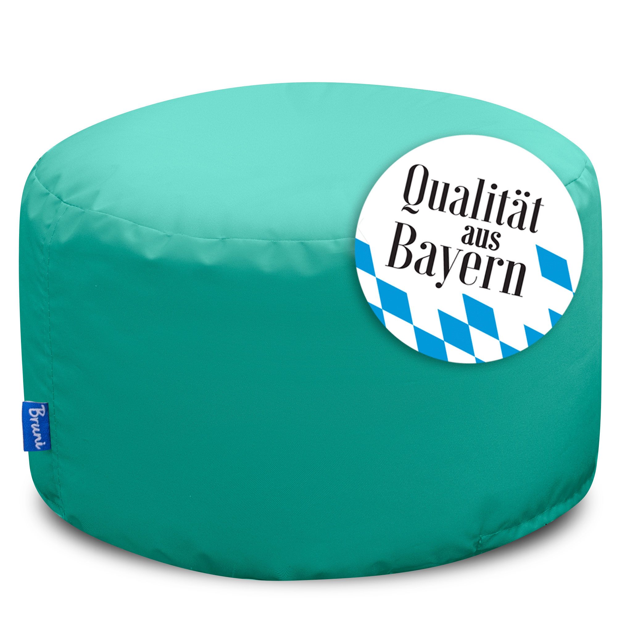 Bruni Pouf Pouf, für drinnen & draußen, als Yoga-Kissen, waschbar