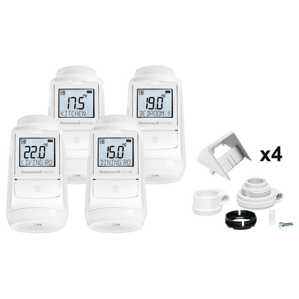 Honeywell Home Heizkörperthermostat EVO-TRV4 Evohome Heizkörperthermostat-Set