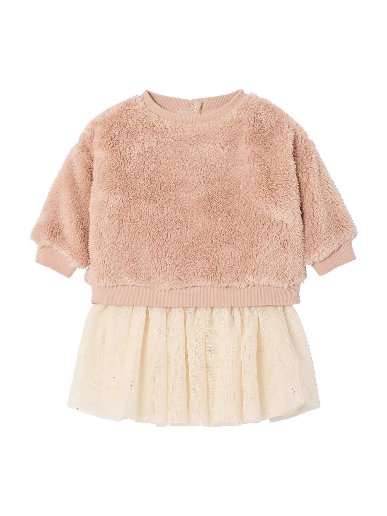 vertbaudet A-Linien-Rock Baby-Set: Sweatshirt & Unterrock