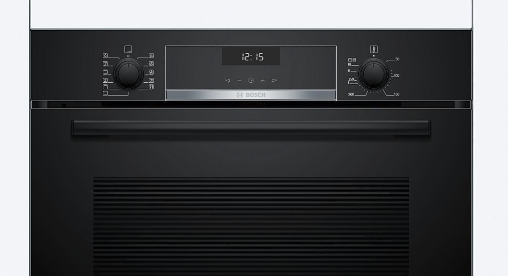 BOSCH Backofen mit 3D-Heißluft Air Fry Funktion und EcoClean-Technologie HBG537EB4