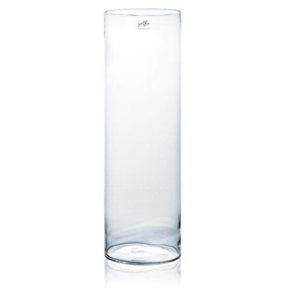 Sandra Rich Dekovase Transparent, Durchmesser 25 cm, Hot Cut