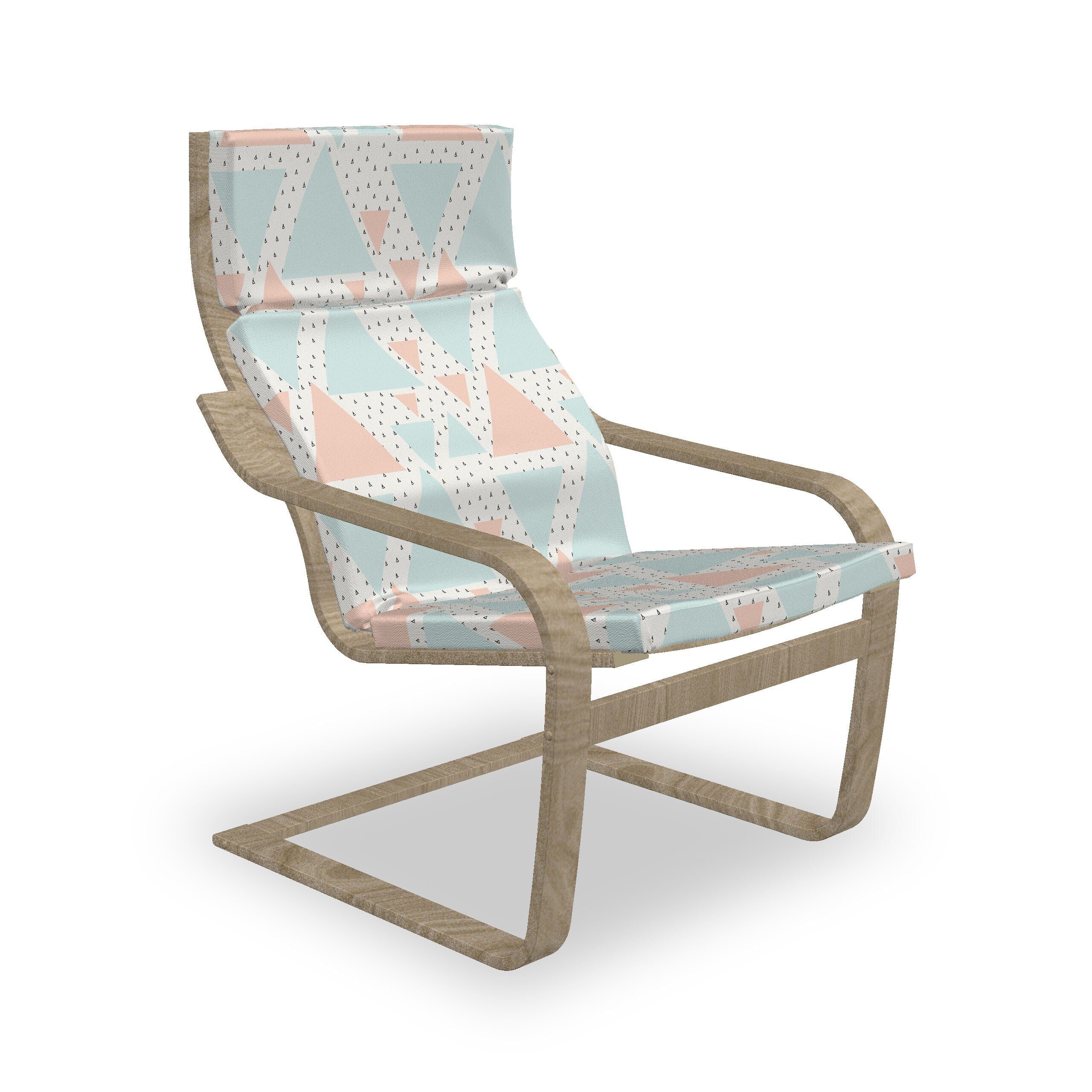 Abakuhaus Stuhlkissen Sitzkissen mit Stuhlkissen Forms Farbe mit und Pastel Reißverschluss, Art neutrale Hakenschlaufe Deco