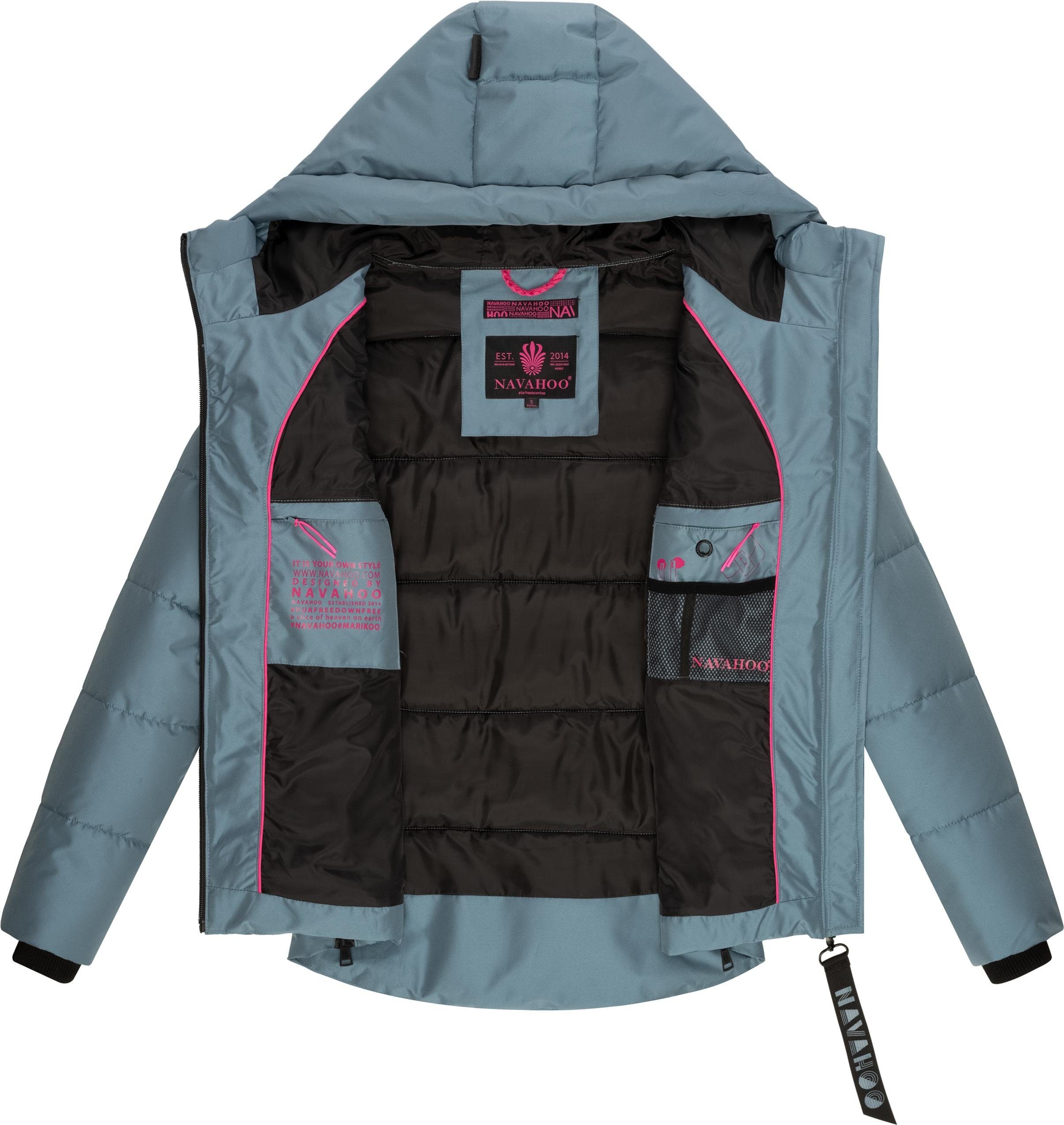 Navahoo Steppjacke Krümelein stylische Damen Winterjacke mit dezenter Steppung
