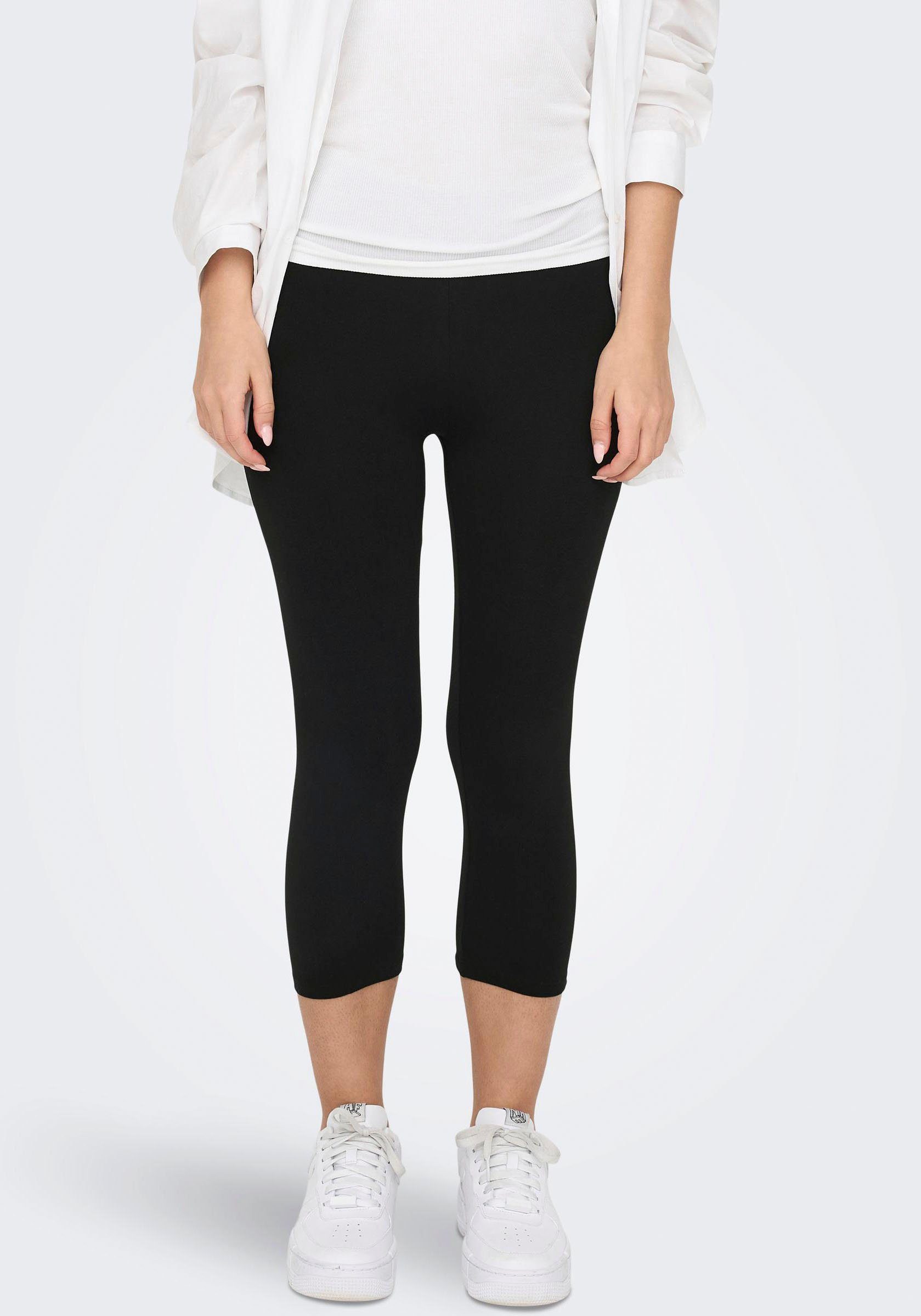 ONLY 3/4-Leggings ONLLIVE LOVE 3/4 CS LEGGINGS 2 PACK (Packung, 2-tlg) günstig online kaufen