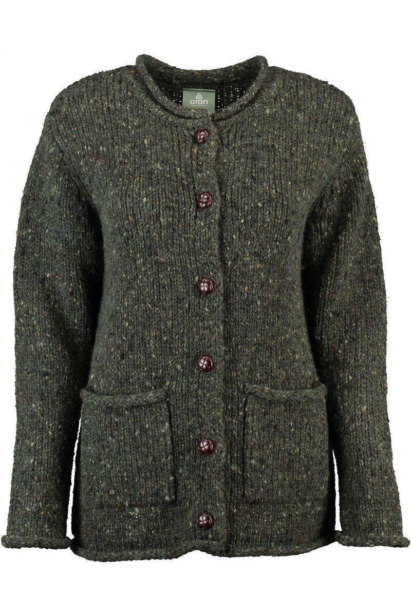 Strickjacke im typischen Irland Aran Strick