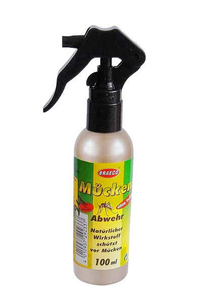 BRAECO Insektenspray MÜCKEN-ABWEHR 100ml Spray Mückenschutz Mückenabwehr 37, 100 ml, Anti-Mückenspray Moskitoschutz