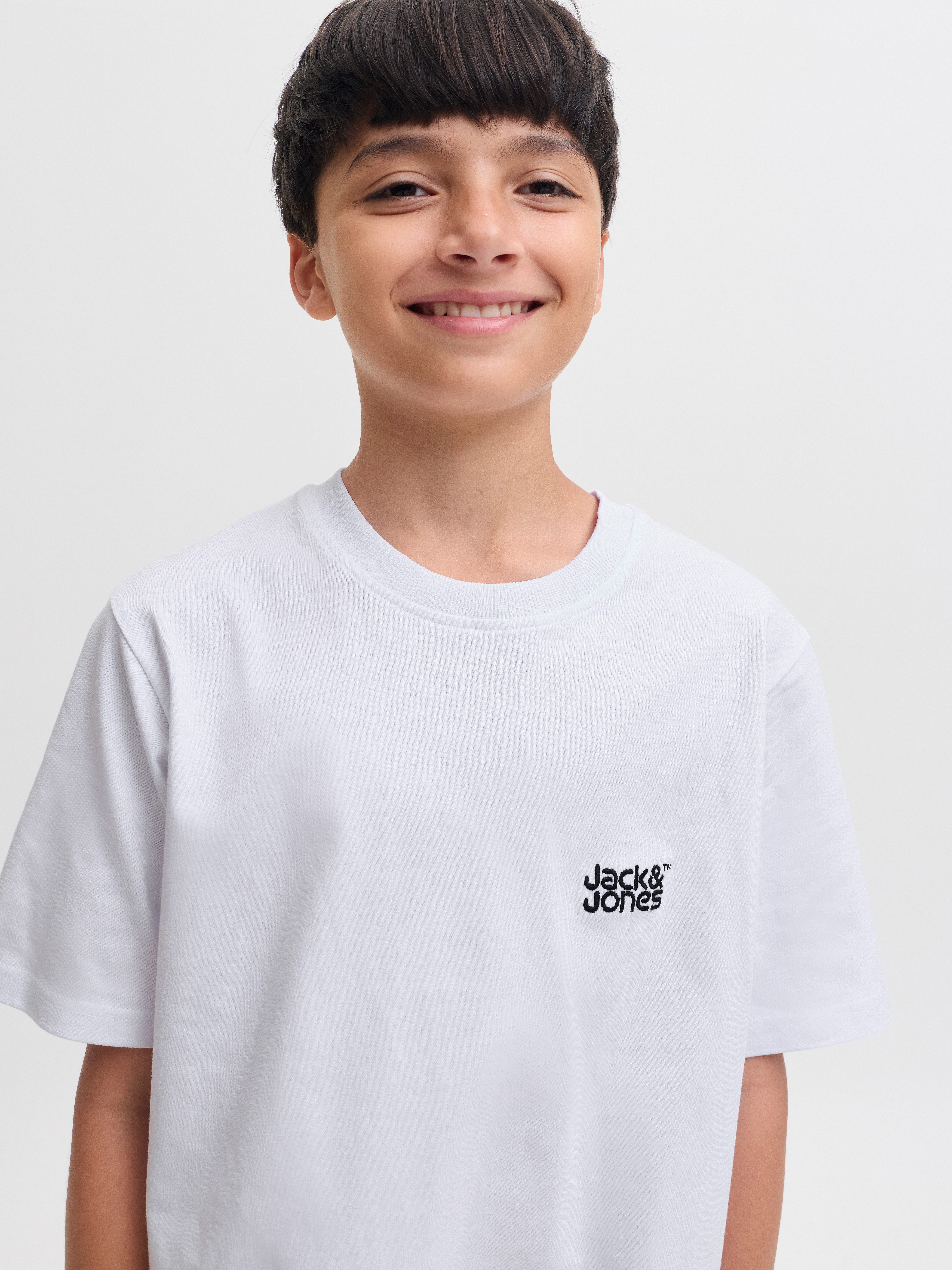 Jack & Jones Junior Rundhalsshirt JJECOLTON TEE SS CREW NECK SN JNR Baumwolle, locker geschnitten – Bild 3 von 5