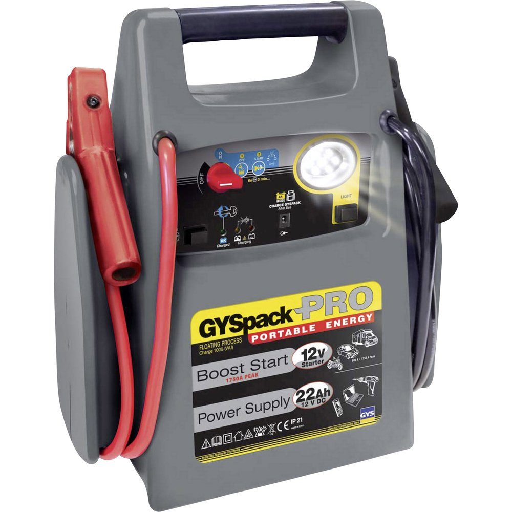 GYS GYS Schnellstartsystem PACK PRO 026155 Starthilfestrom (12 V)=600 A Energiestation