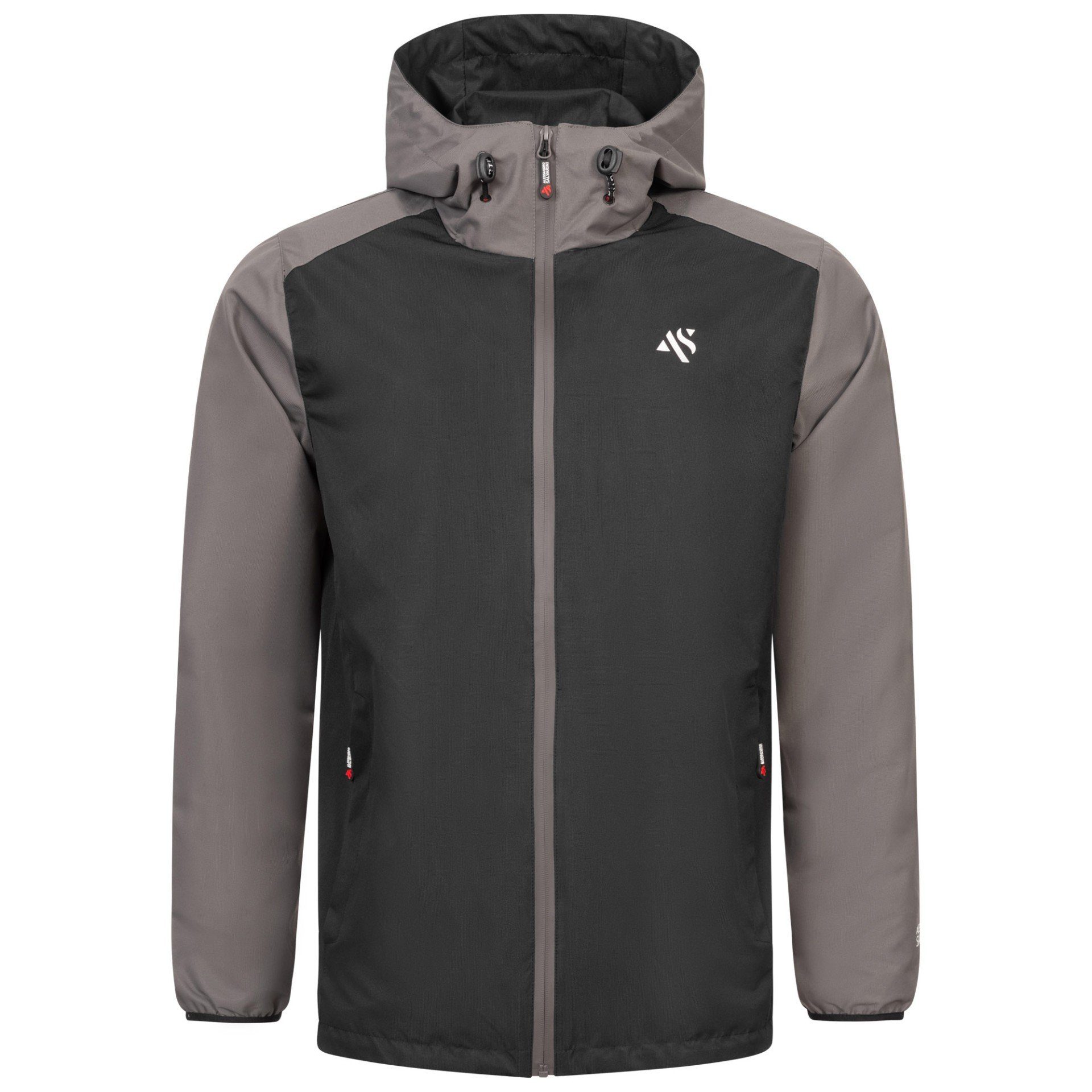 Regenjacke Herren wasserabweisend – Outdoorjacke mit Kapuze