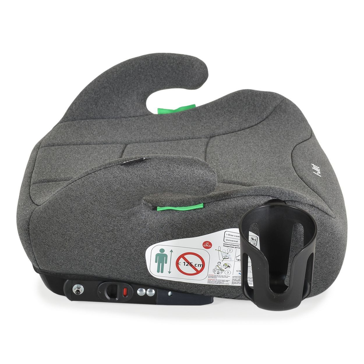 Moni Kindersitzerhöhung Kindersitz, Sitzerhöhung i-Jet, ab: 4, bis: 12, (125-150cm) Gruppe 3, Getränkehalter Isofix
