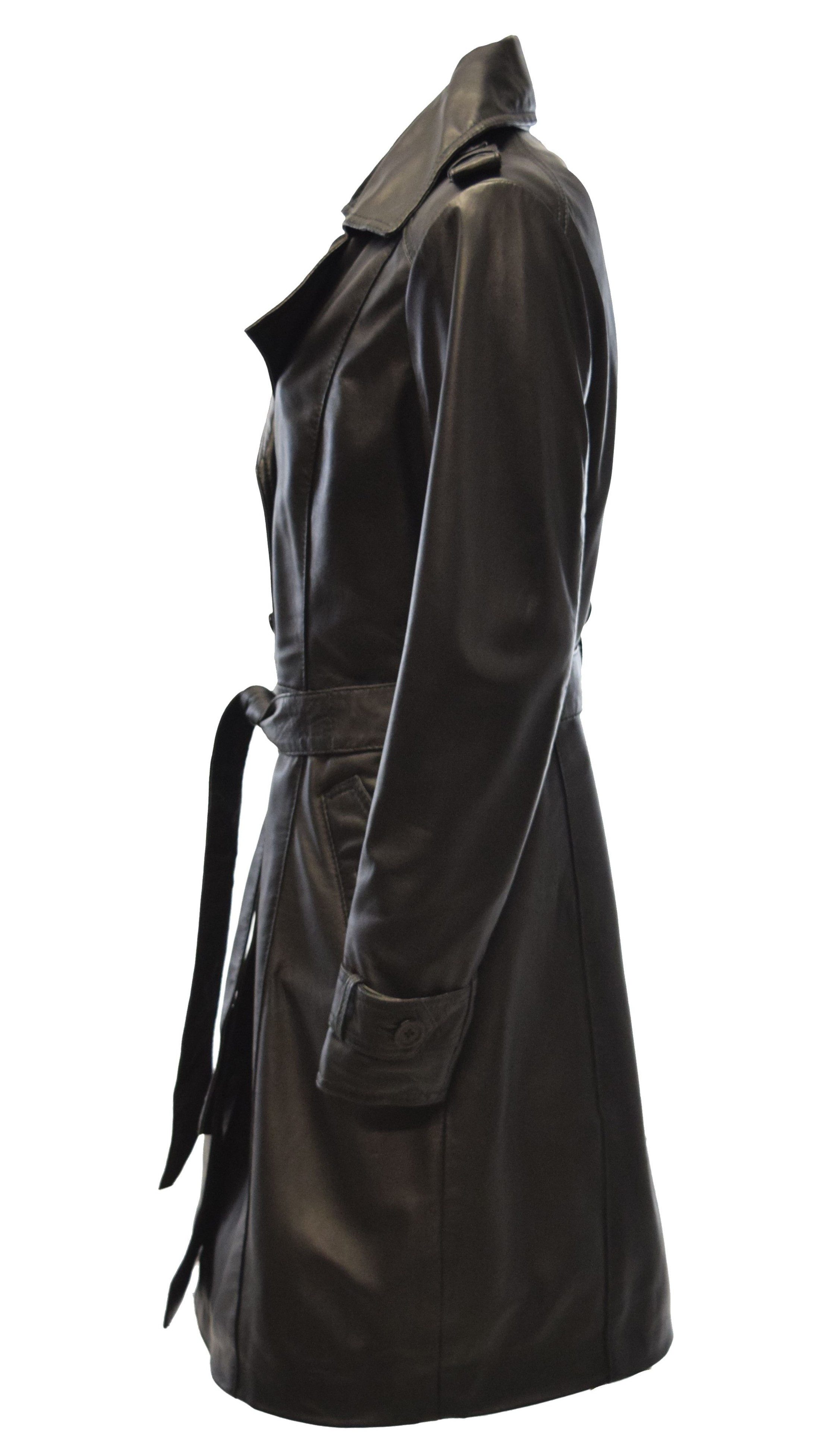 Zimmert Leather Ledermantel Tilly washed Lammnappa, Cognac Braun, Mocca, Sc günstig online kaufen