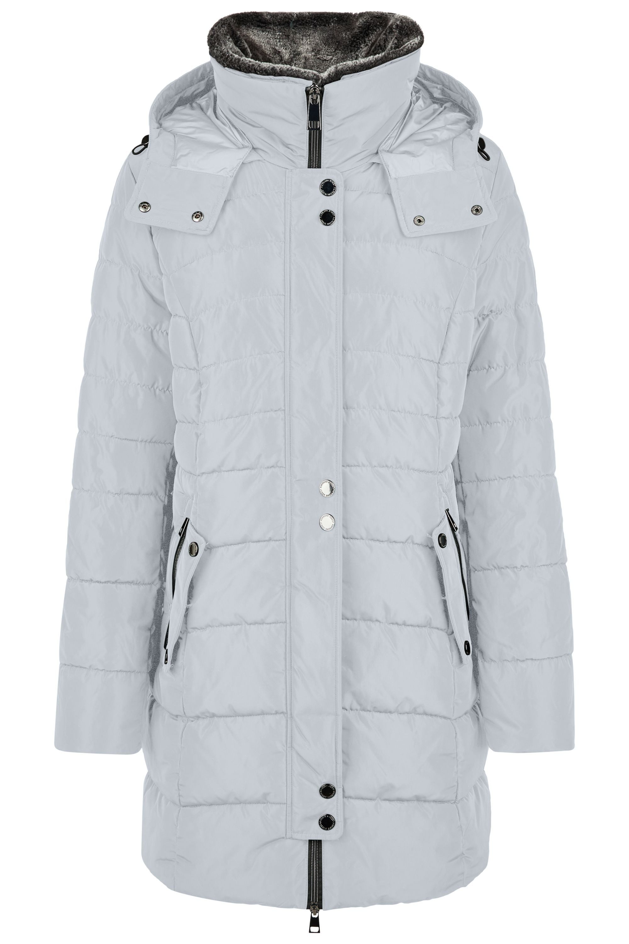 Barbara Lebek Steppmantel Übergangsmantel, Herbstmantel oder lange Steppjacke Damen
