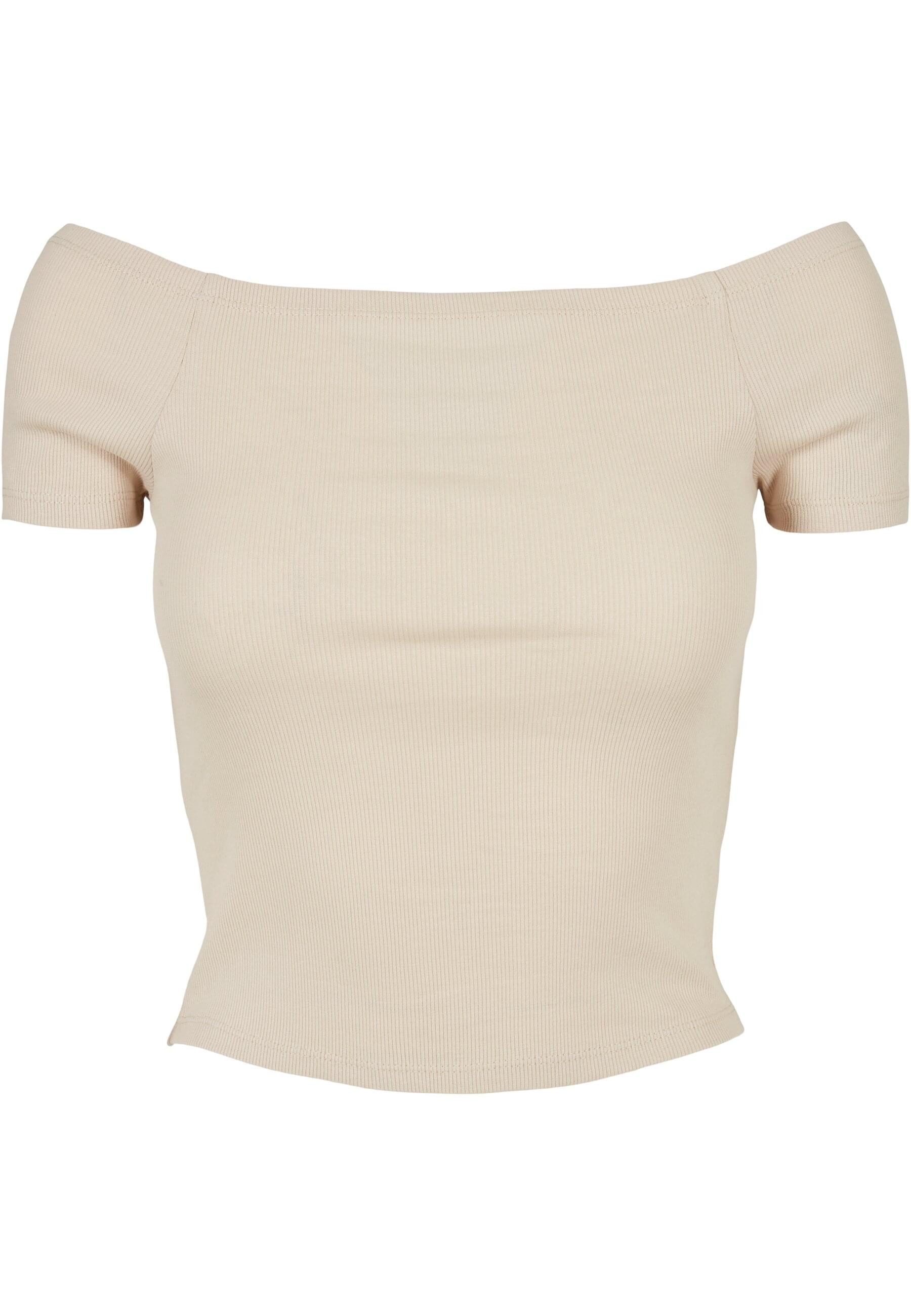 URBAN CLASSICS T-Shirt Urban Classics Damen Ladies Off Shoulder Rib Tee (1- günstig online kaufen