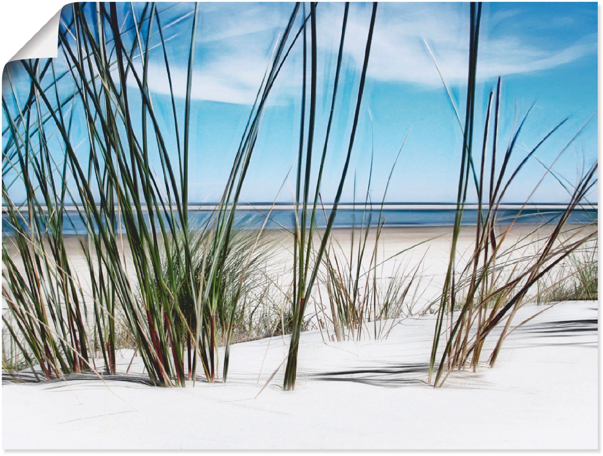 Artland Wandbild Düne, Strand (1 St), als Leinwandbild, Wandaufkleber oder  Poster in versch. Größen