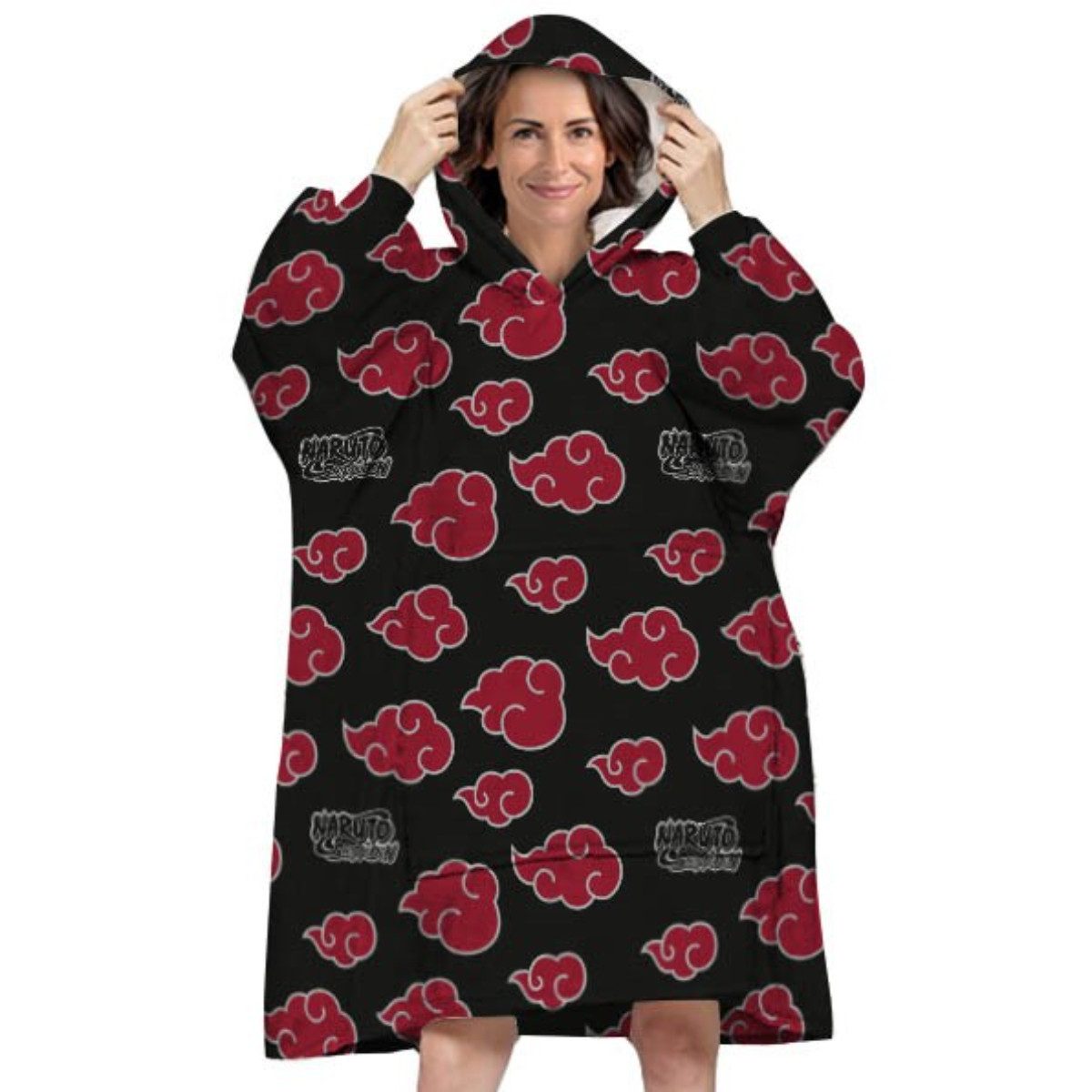 Aymax sprl Fleeceponcho Naruto Poncho – Sweat Kapuzenponcho Coral Fleece fü günstig online kaufen