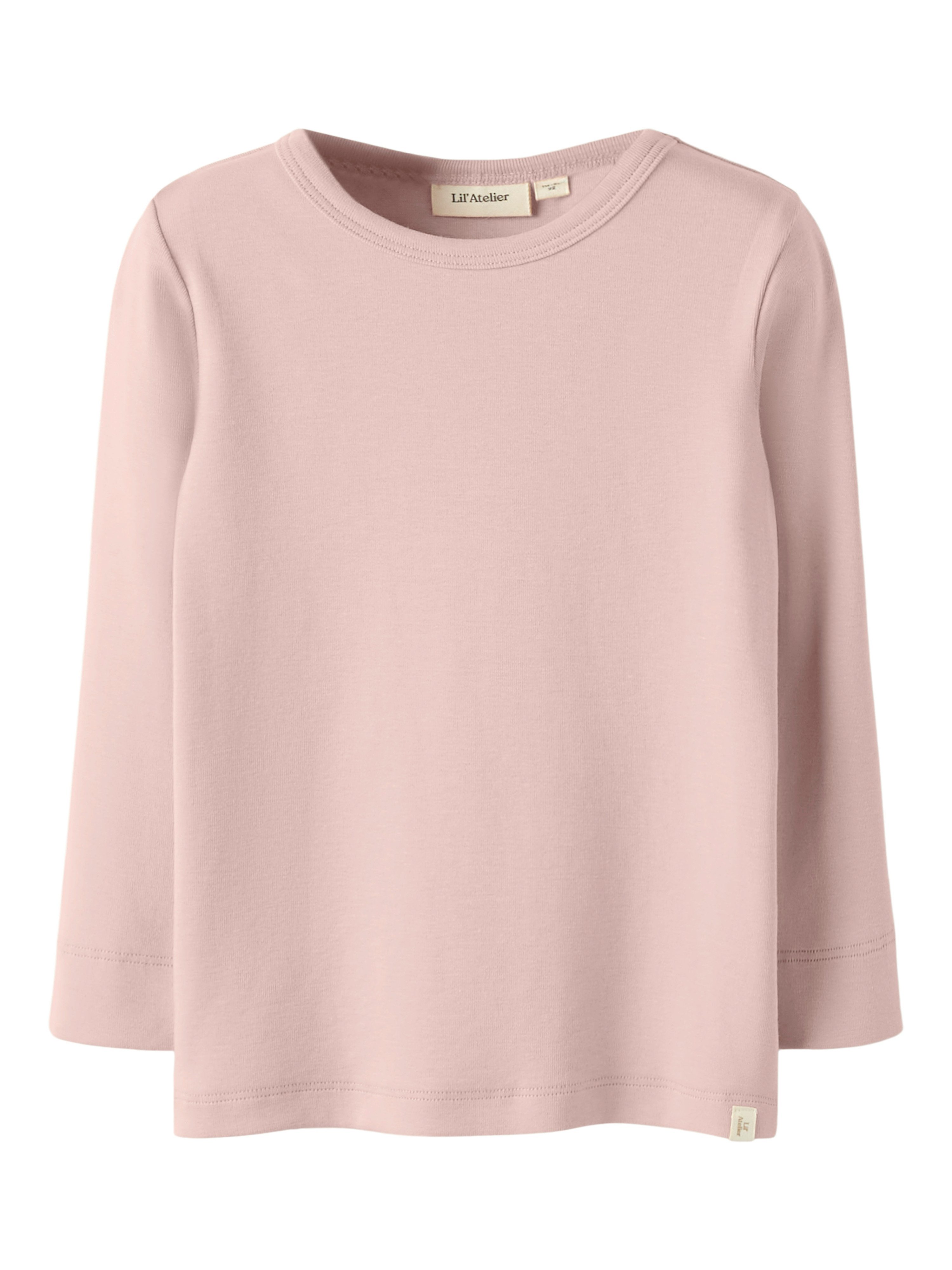 Lil' Atelier Langarmshirt NMNGAYO LS SLIM TOP LIL NOOS Baumwollmischung