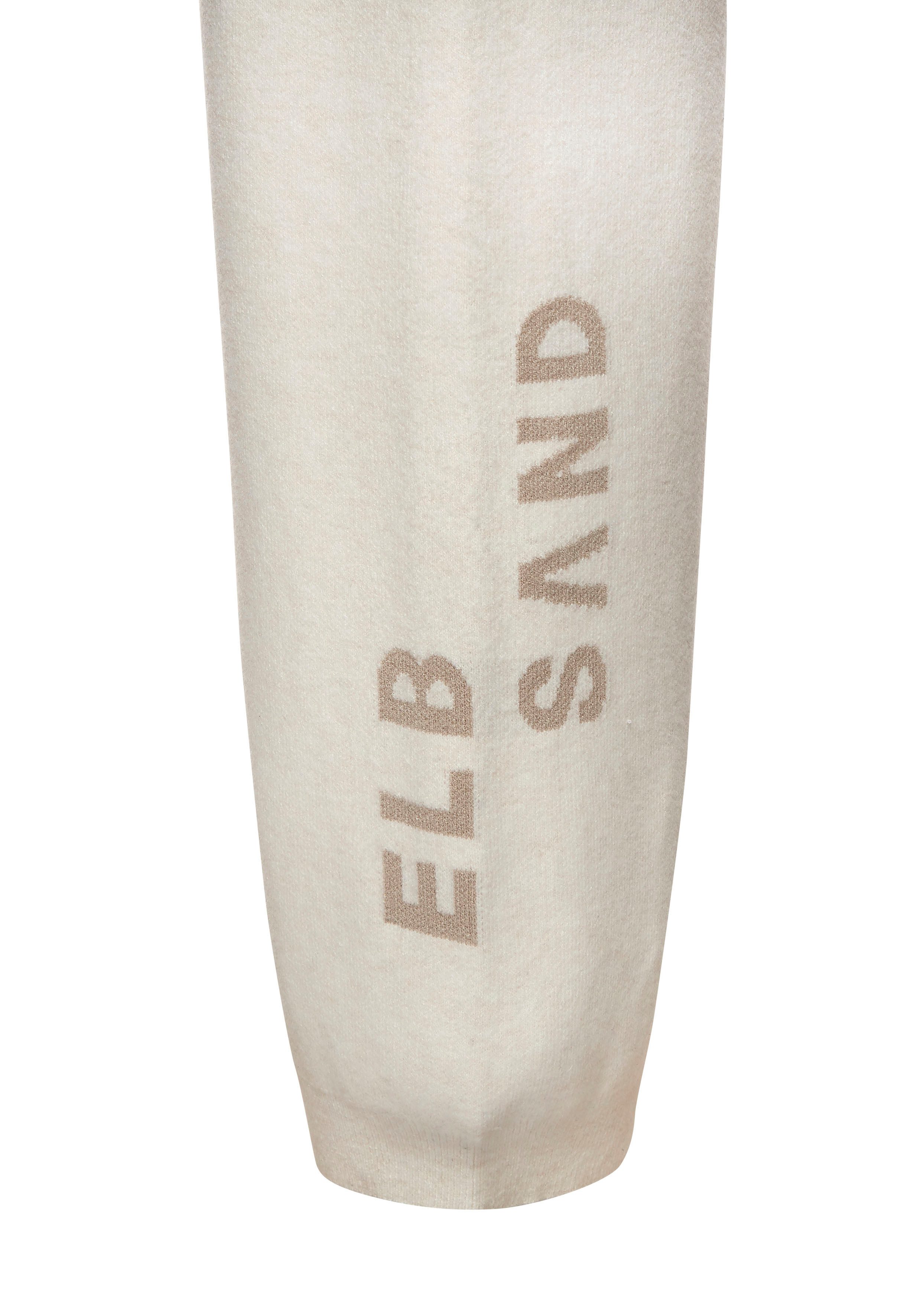 Elbsand Strickhose mit eingestricktem Logo, aus hochwertigen Feinstrick, Loungewear