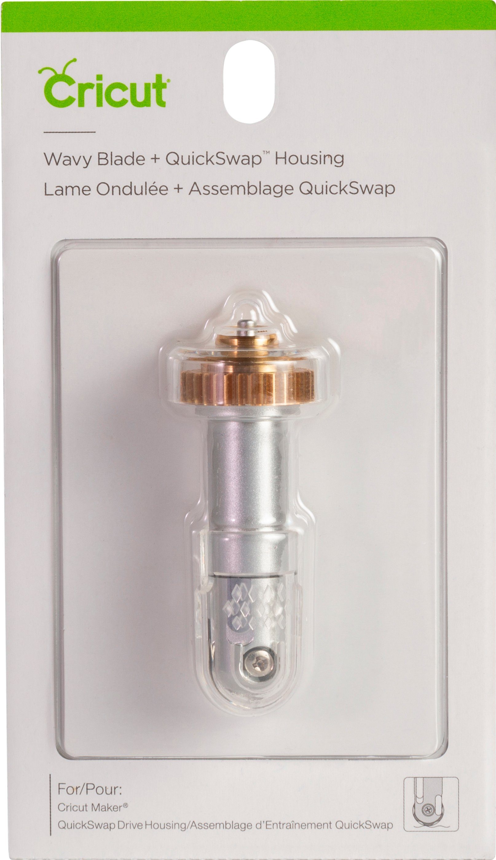 Cricut Cuttermesser Werkzeug, Quickswap Tool - Wavy Blade Tip, Wellenförmige Klinge