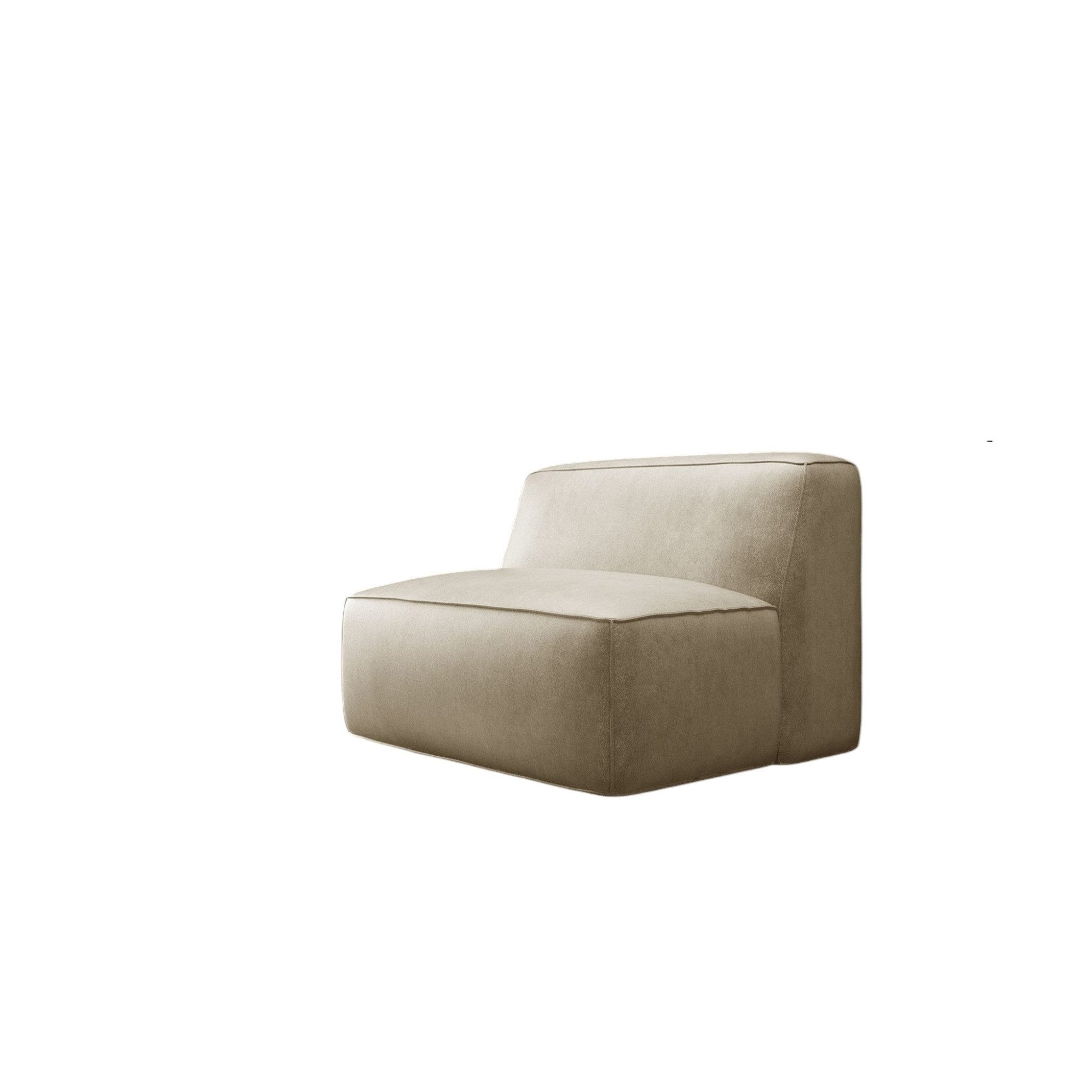 Fun Möbel Sessel Designersessel HELMER XS in Stoff Pola, Rundumbezug