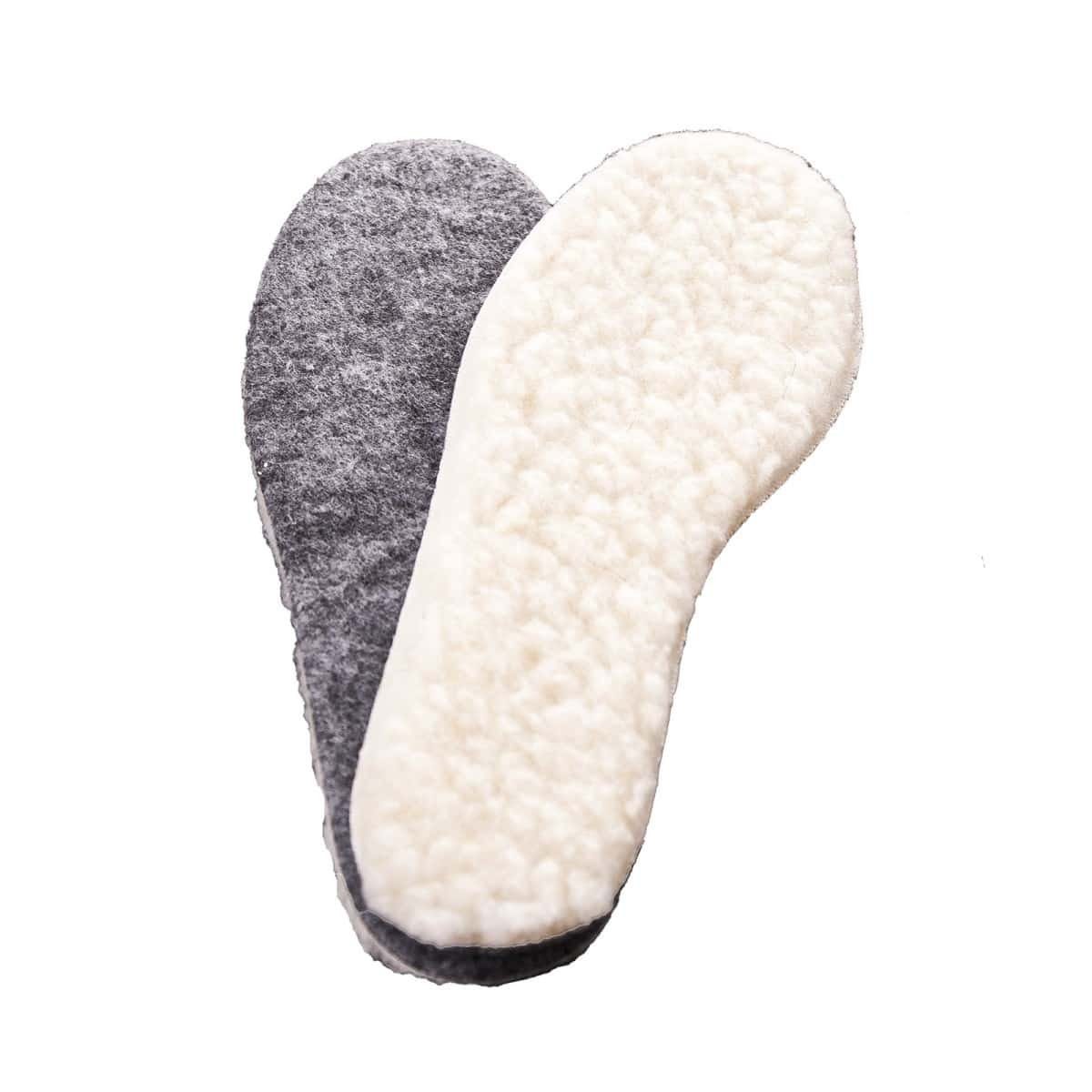 Sohlen24 Filzsohlen Winter Schafwolle Einlegesohlen (Packung, 1 Paar), Universalgröße