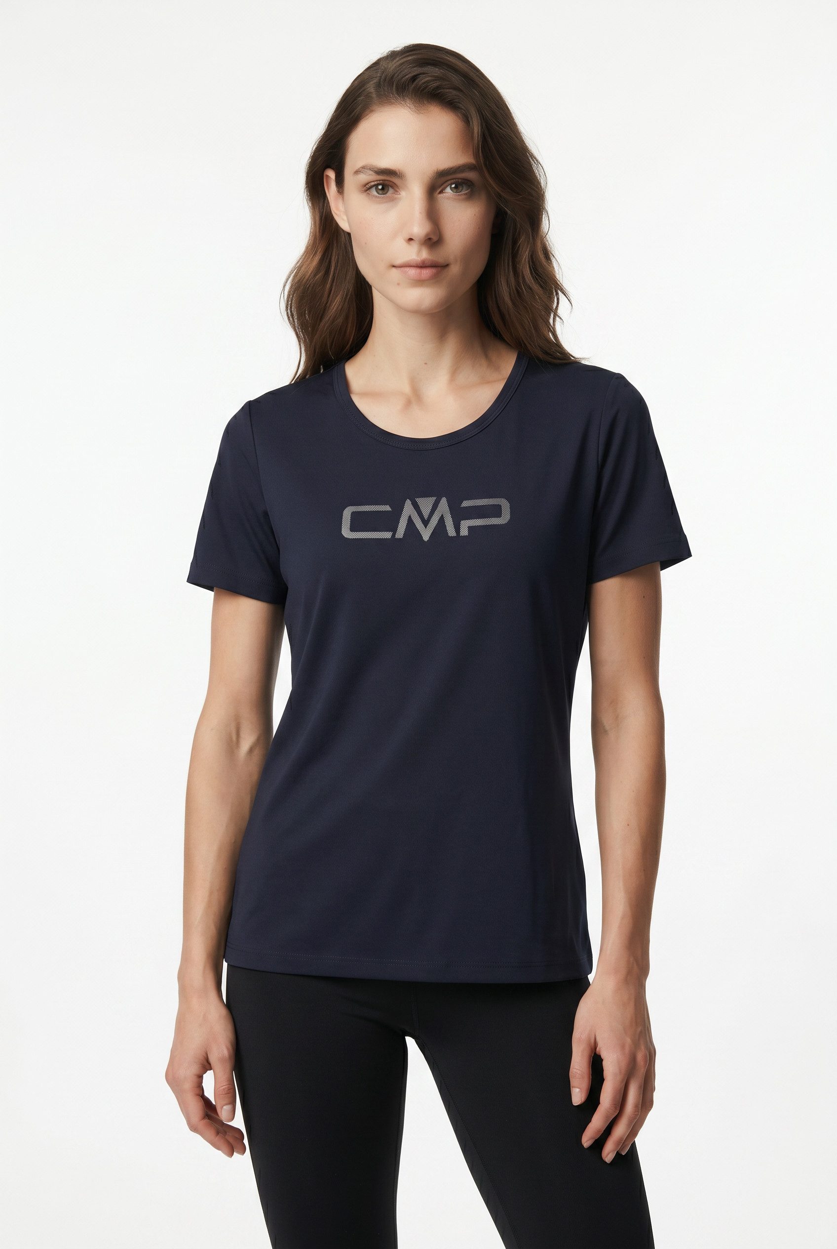 CMP Funktionsshirt WOMAN CO T-SHIRT für Erwachsene, mit sportlichem Stil, Kurzarm, gerader Abschluss