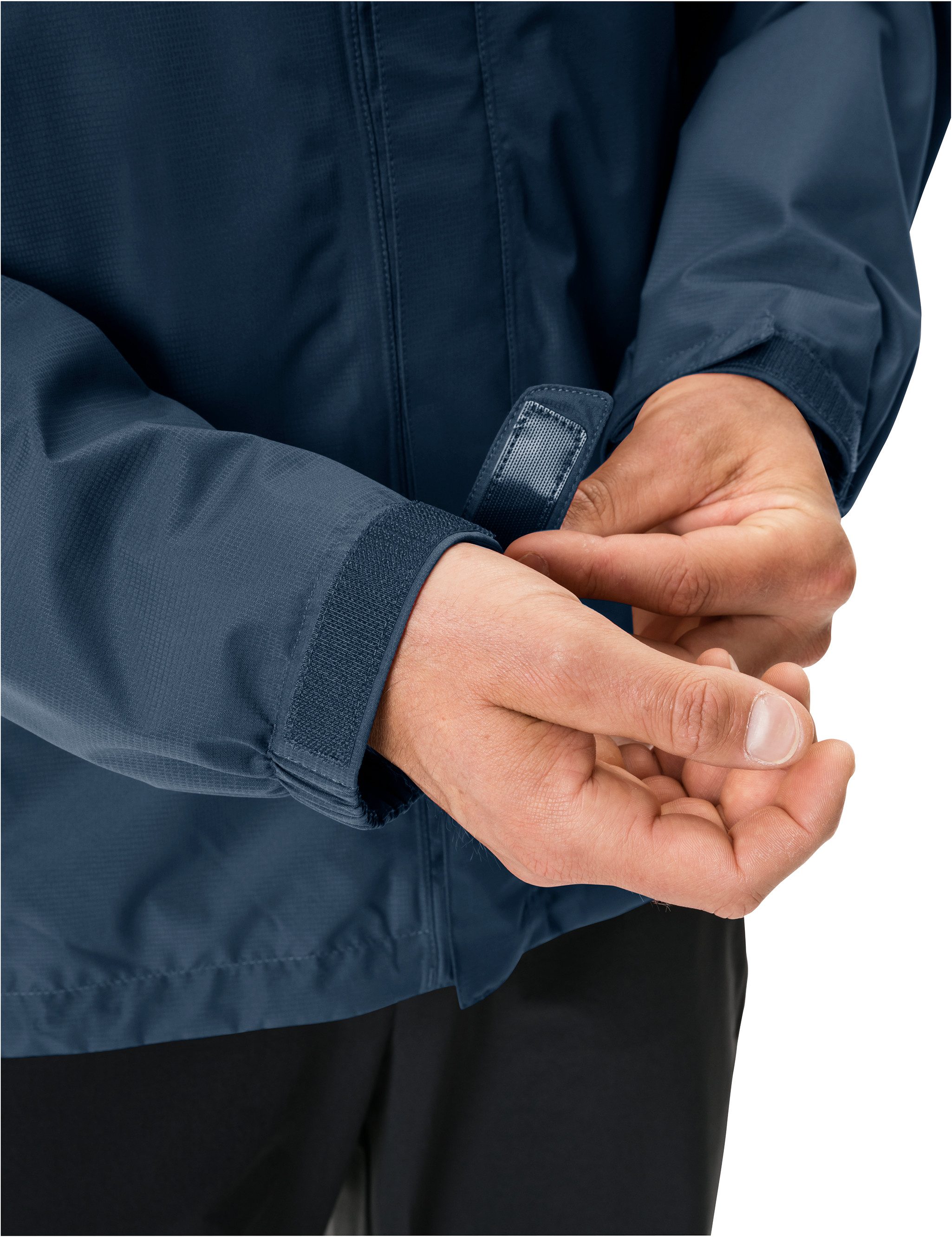 VAUDE Regenjacke Men's Escape Light Jacket mit zwei Reißverschlusstaschen, atmungsaktiv, schnell trocknend