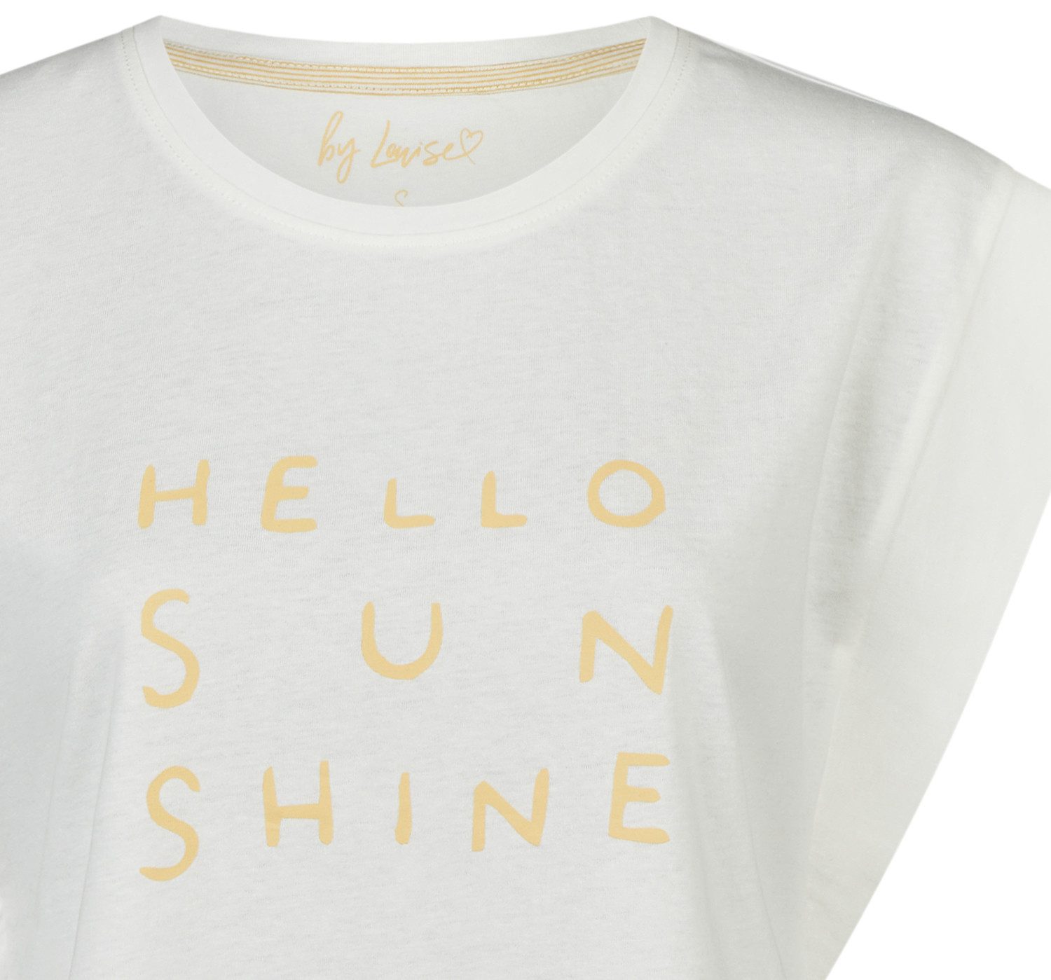 By Louise Pyjamaoberteil Moonlight Magic (Packung, 1-tlg., 1-teilig) Damen Pyjamaoberteil Kurzarm Baumwolle T-Shirt